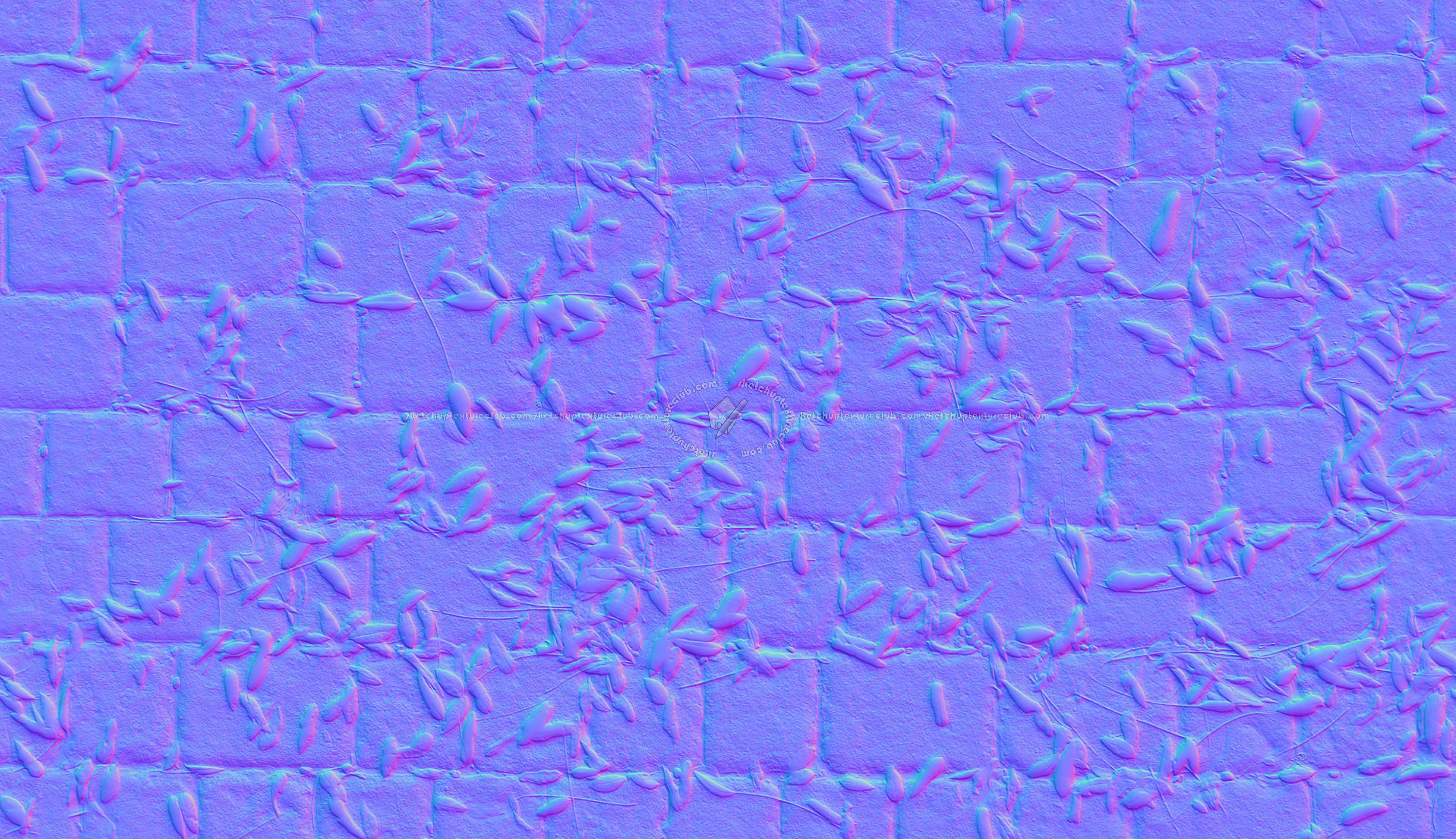 Textures   -   ARCHITECTURE   -   ROADS   -   Paving streets   -   Cobblestone  - Cobblestone with leaves dead texture seamless 20537 - Normal