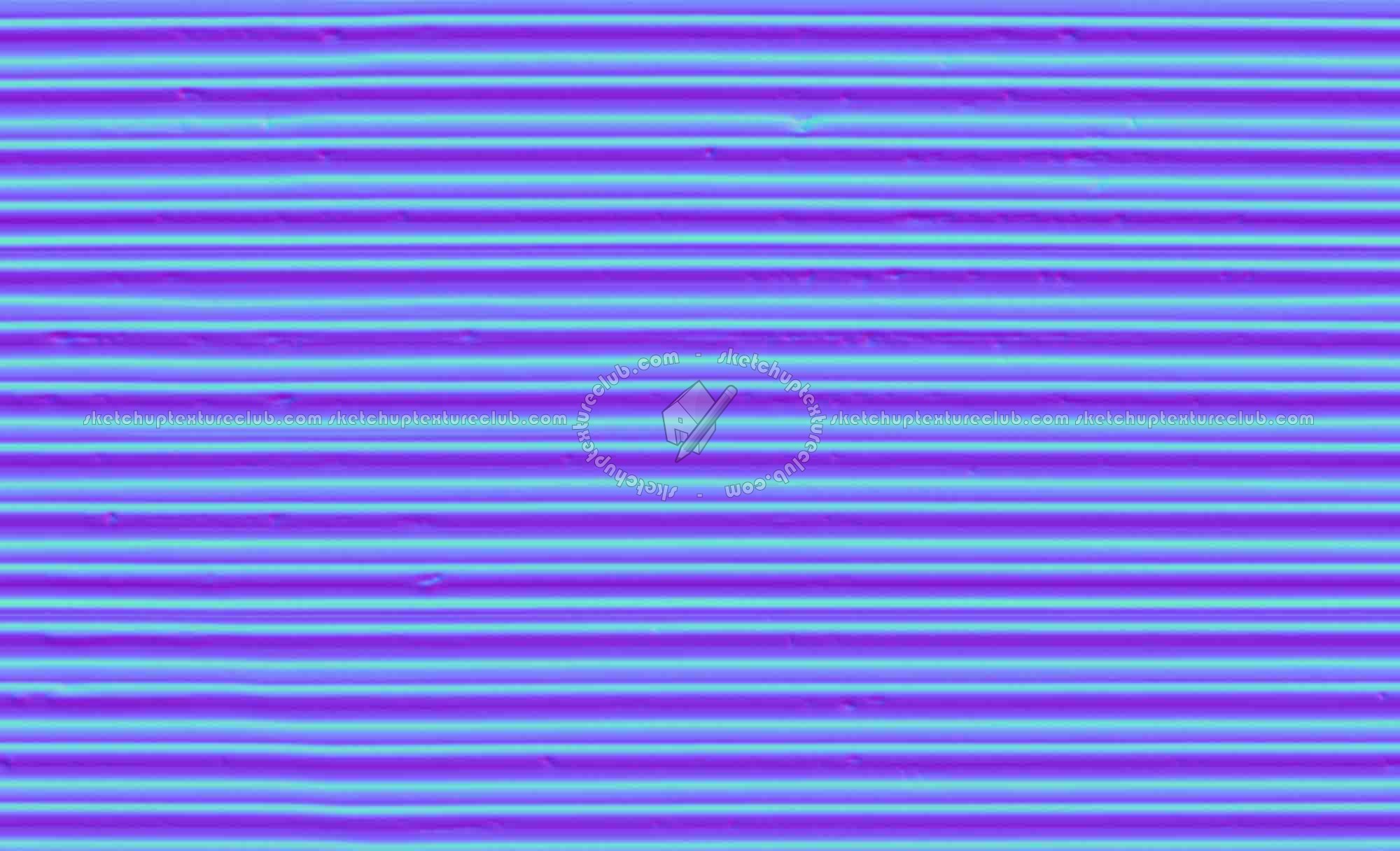 Textures   -   MATERIALS   -   METALS   -   Corrugated  - Painted corrugated metal texture seamless 10035 - Normal