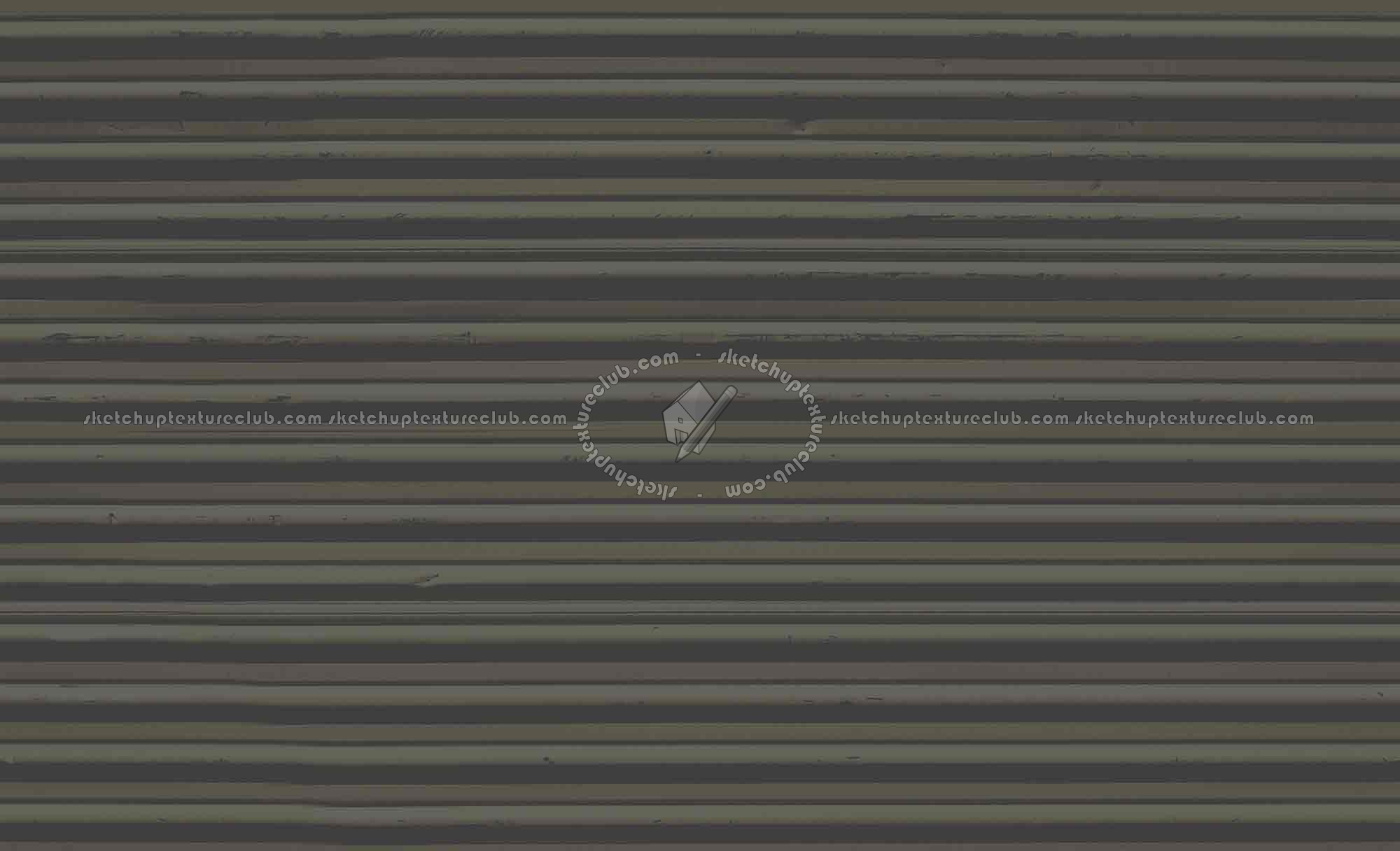 Textures   -   MATERIALS   -   METALS   -   Corrugated  - Painted corrugated metal texture seamless 10035 - Specular