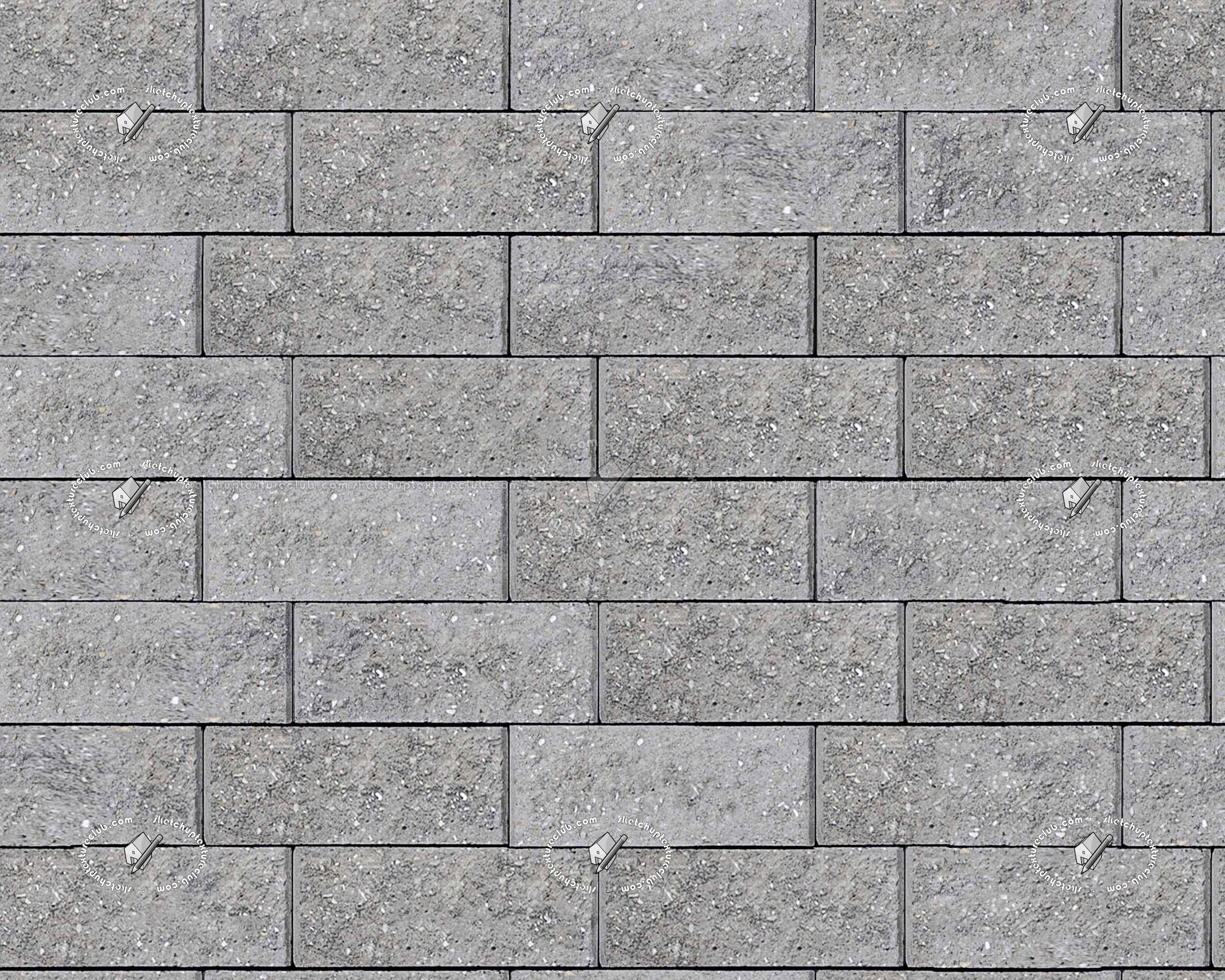 Retaining Wall Stone Blocks Texture Seamless 21072