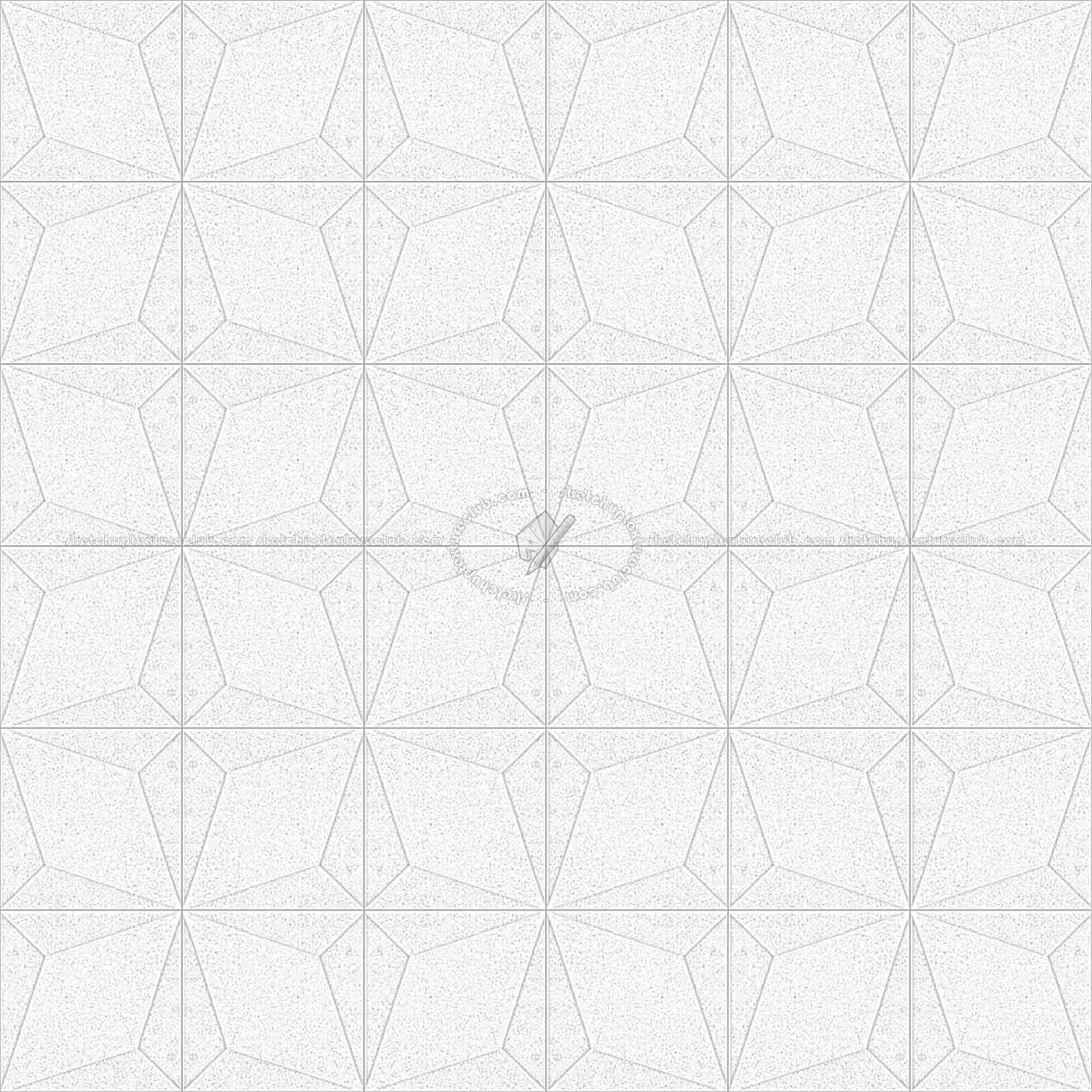 Textures   -   ARCHITECTURE   -   TILES INTERIOR   -   Cement - Encaustic   -   Cement  - Cement concrete tile texture seamless 13327 - Ambient occlusion