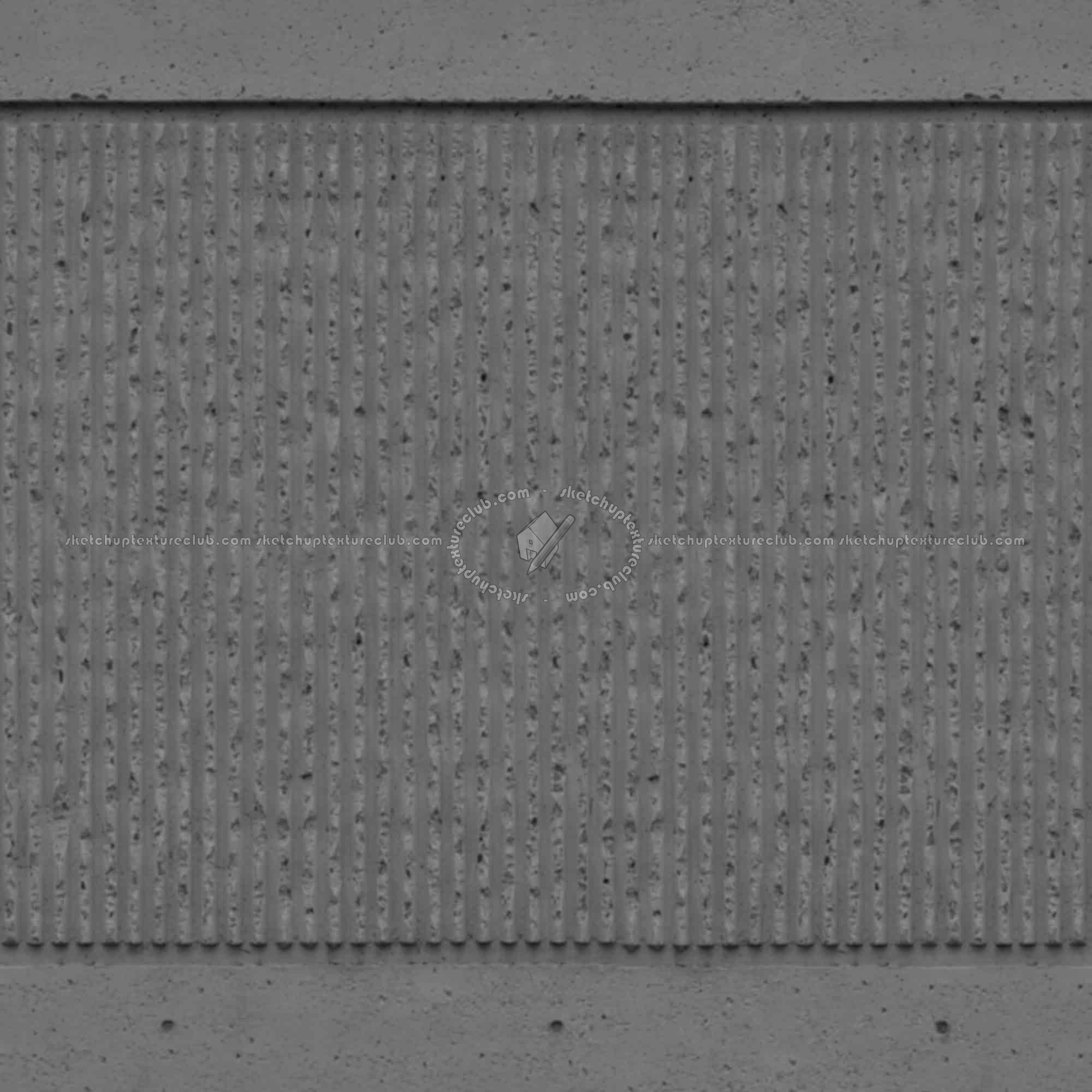 Textures   -   ARCHITECTURE   -   CONCRETE   -   Plates   -   Clean  - Concrete clean plates wall texture seamless 01634 - Displacement