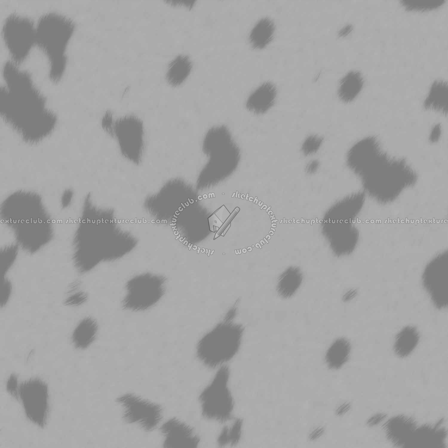 Textures   -   MATERIALS   -   FUR ANIMAL  - Dalmatian dog animal fur texture seamless 09562 - Displacement