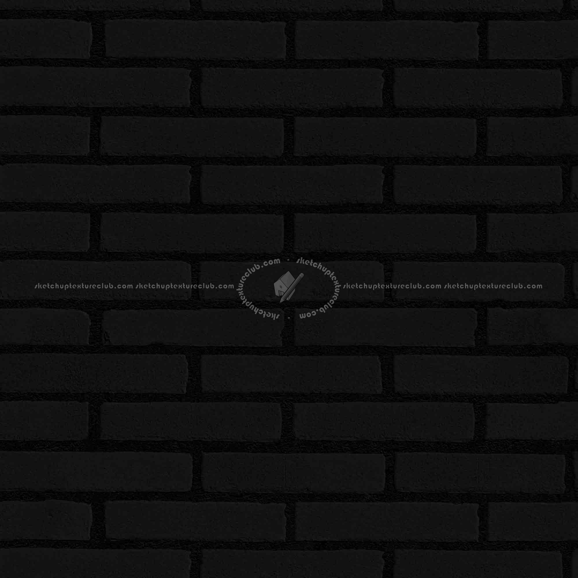 Textures   -   ARCHITECTURE   -   BRICKS   -   Facing Bricks   -   Smooth  - Facing smooth bricks texture seamless 00261 - Specular