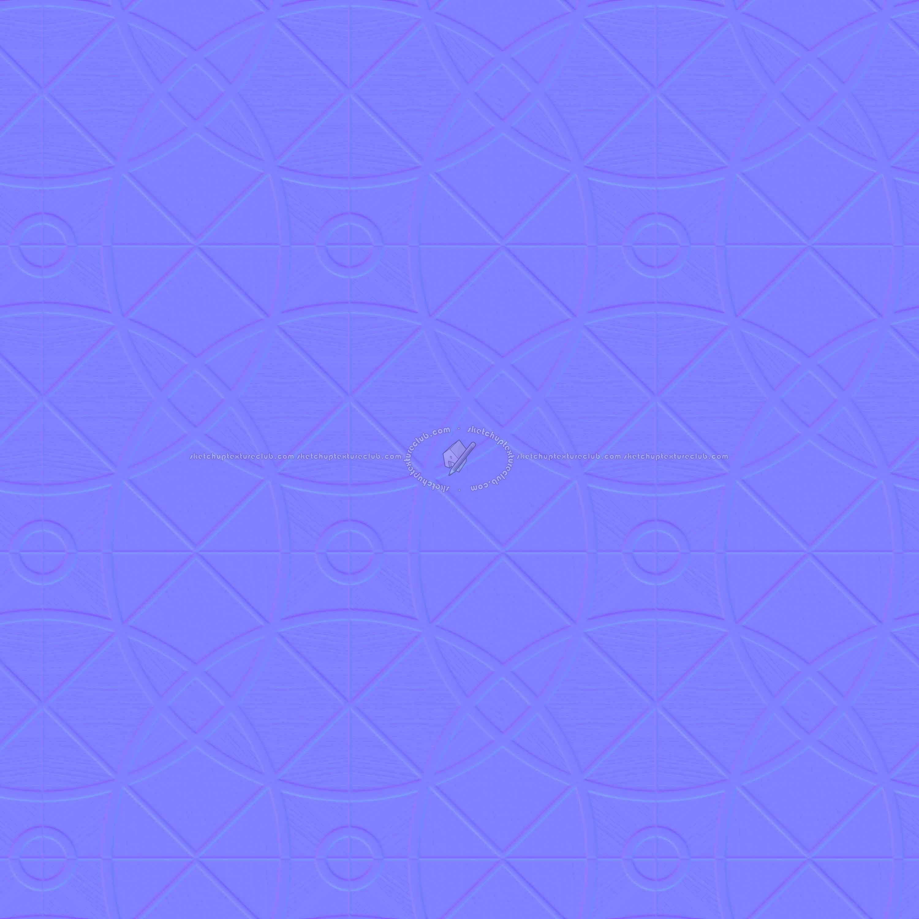 Textures   -   ARCHITECTURE   -   WOOD FLOORS   -   Geometric pattern  - Parquet geometric pattern texture seamless 04733 - Normal