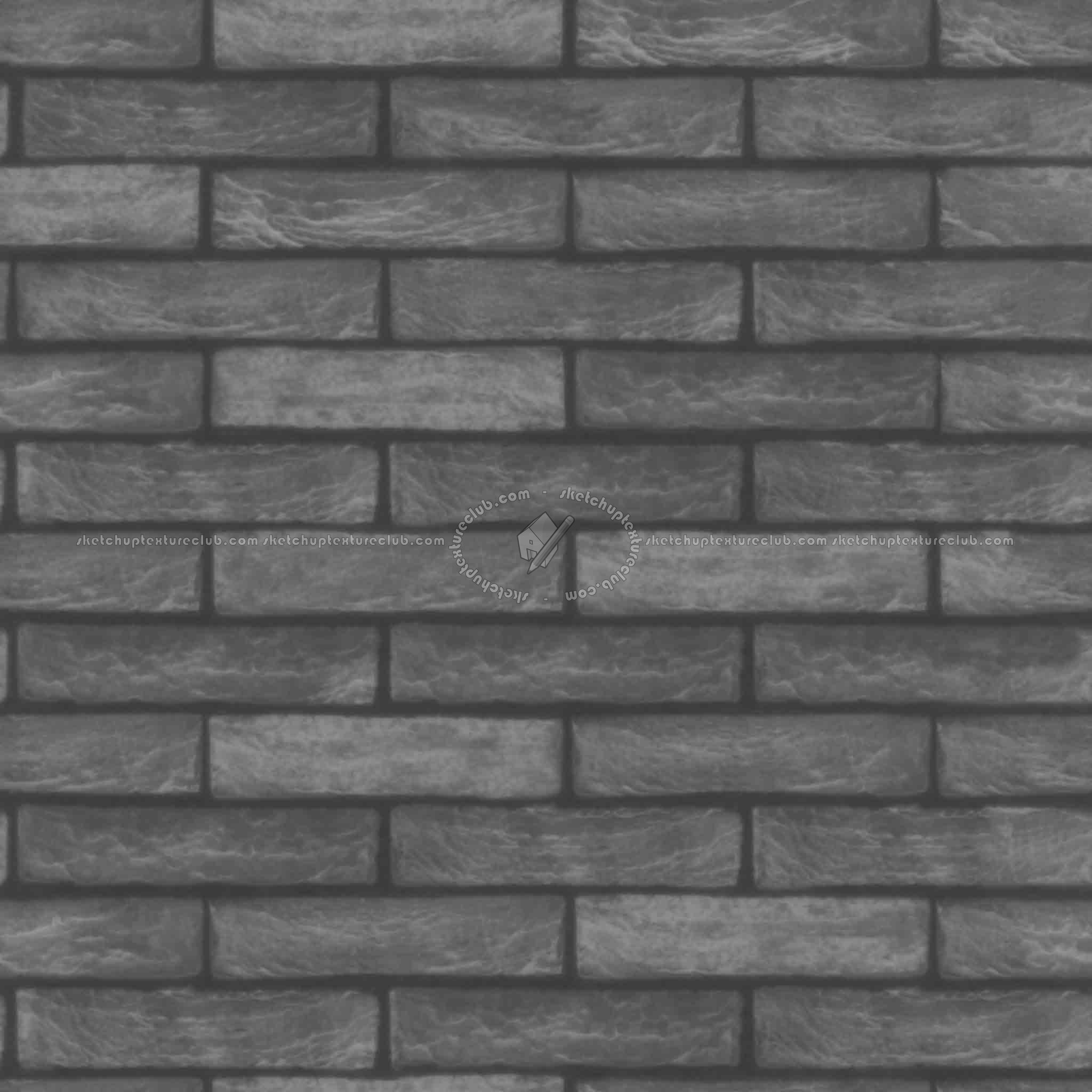 Textures   -   ARCHITECTURE   -   BRICKS   -   Facing Bricks   -   Rustic  - Rustic brick texture seamless 00185 - Displacement