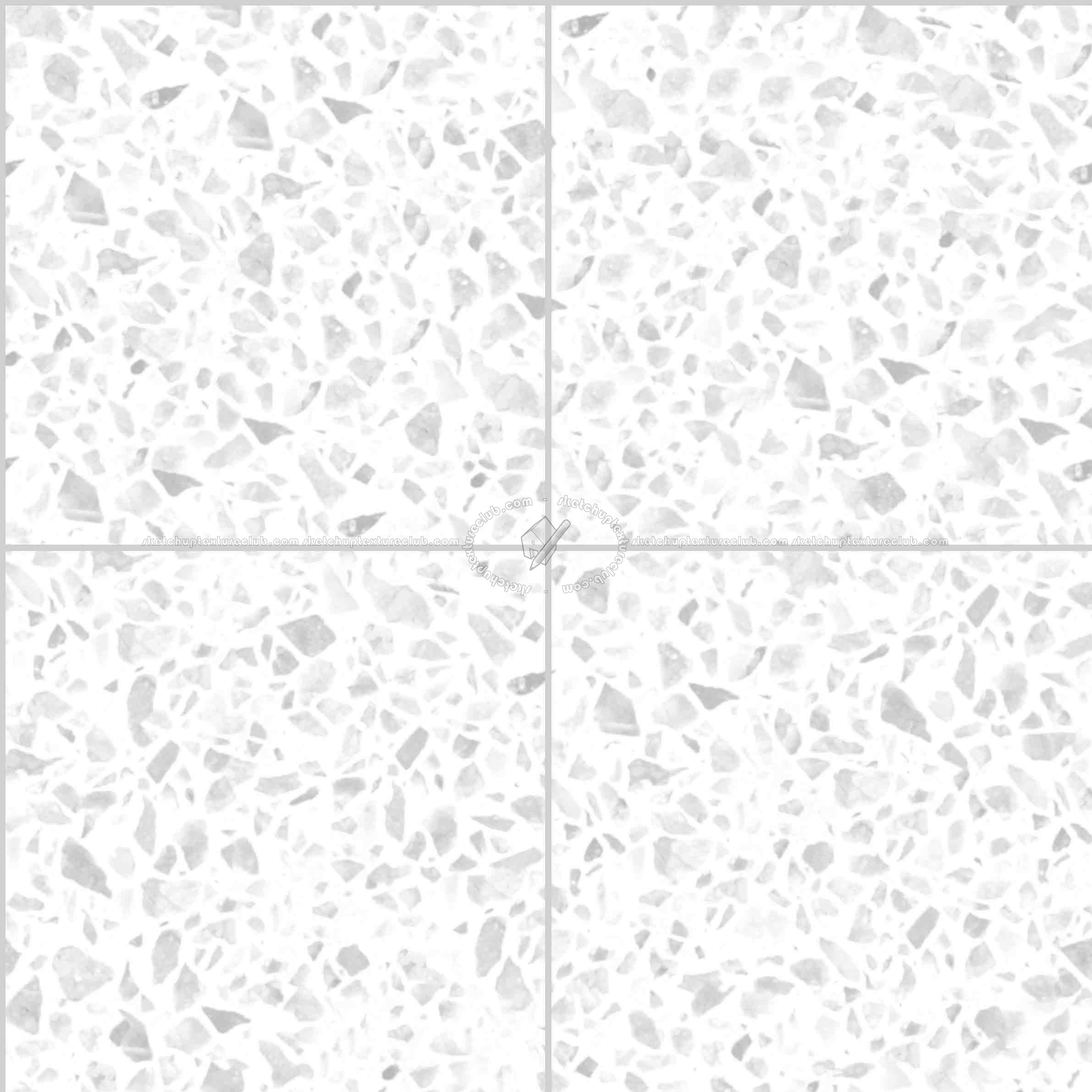 Textures   -   ARCHITECTURE   -   TILES INTERIOR   -   Terrazzo  - terrazzo floor tile PBR texture seamless 21495 - Ambient occlusion