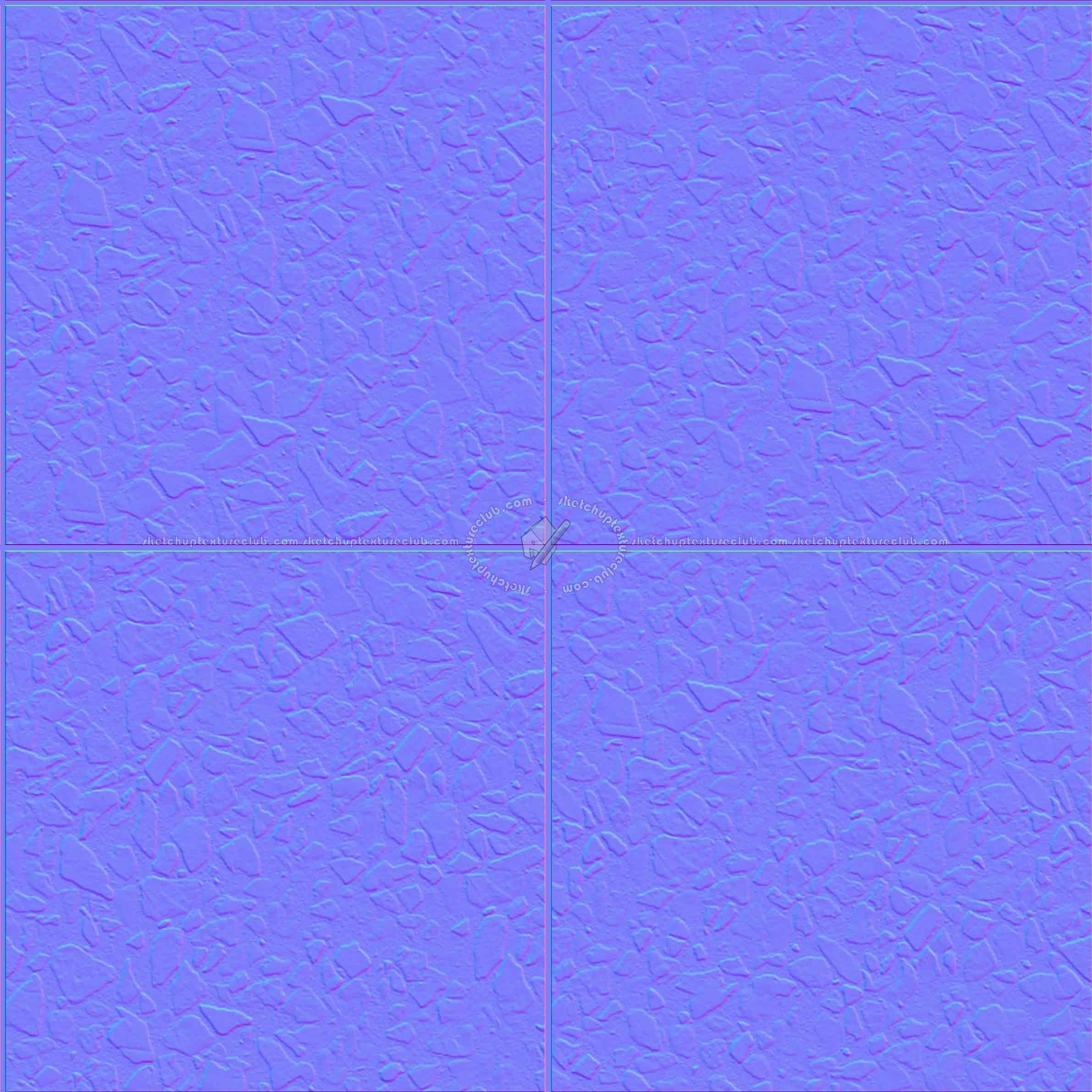 Textures   -   ARCHITECTURE   -   TILES INTERIOR   -   Terrazzo  - terrazzo floor tile PBR texture seamless 21495 - Normal