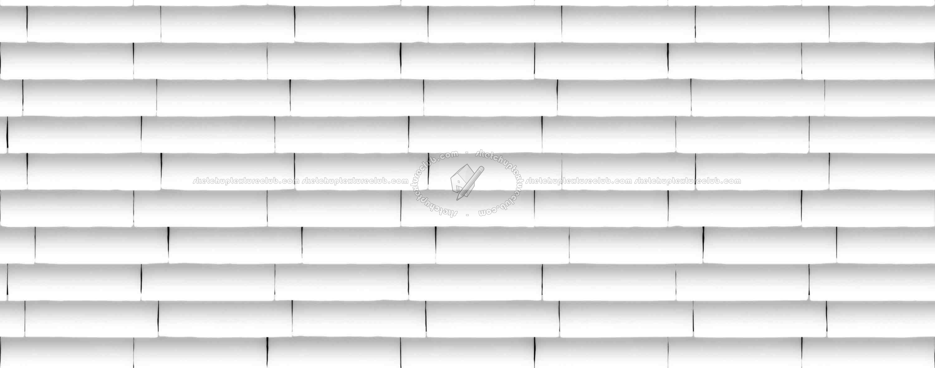 Textures   -   ARCHITECTURE   -   WALLS TILE OUTSIDE  - Wall cladding bricks PBR texture seamless 21539 - Ambient occlusion