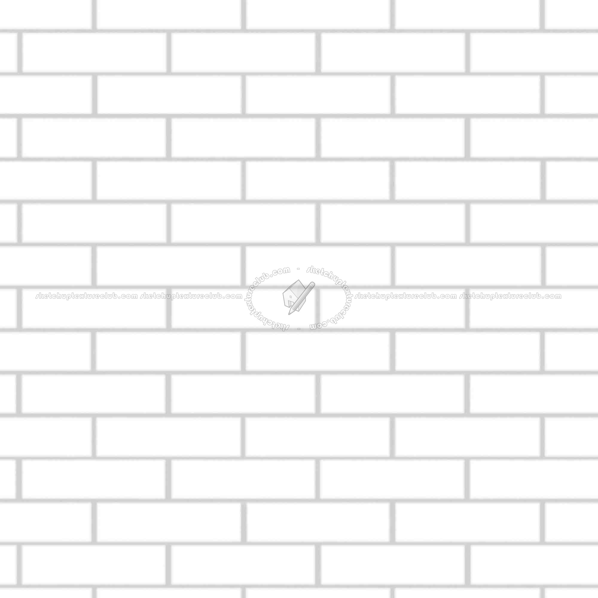 Textures   -   ARCHITECTURE   -   BRICKS   -   White Bricks  - White bricks texture seamless 00501 - Ambient occlusion