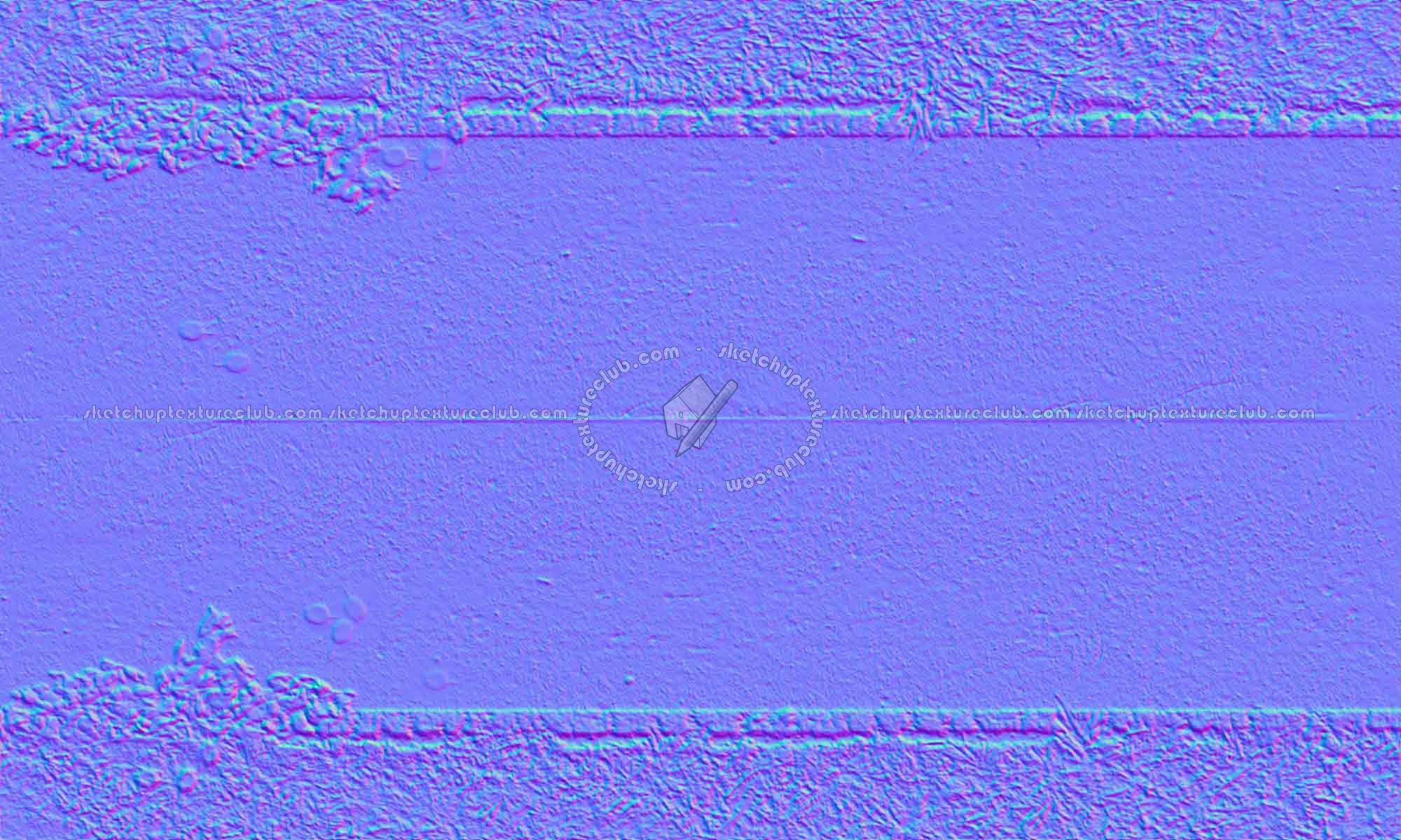 Textures - ARCHITECTURE - ROADS - Roads - Dirt road texture seamless 07644 - Normal