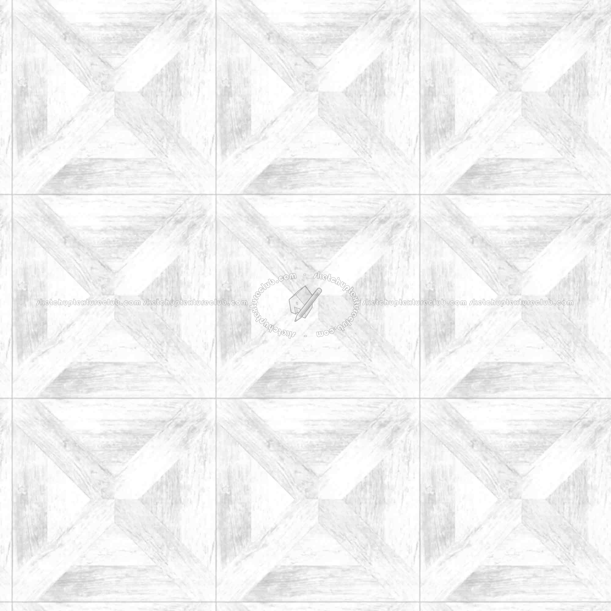 Textures   -   ARCHITECTURE   -   WOOD FLOORS   -   Geometric pattern  - Parquet geometric pattern texture seamless 04841 - Ambient occlusion