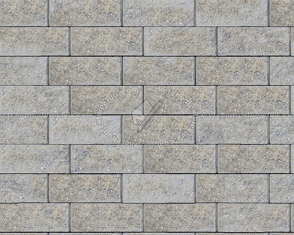 Retaining wall stone blocks texture seamless 21074