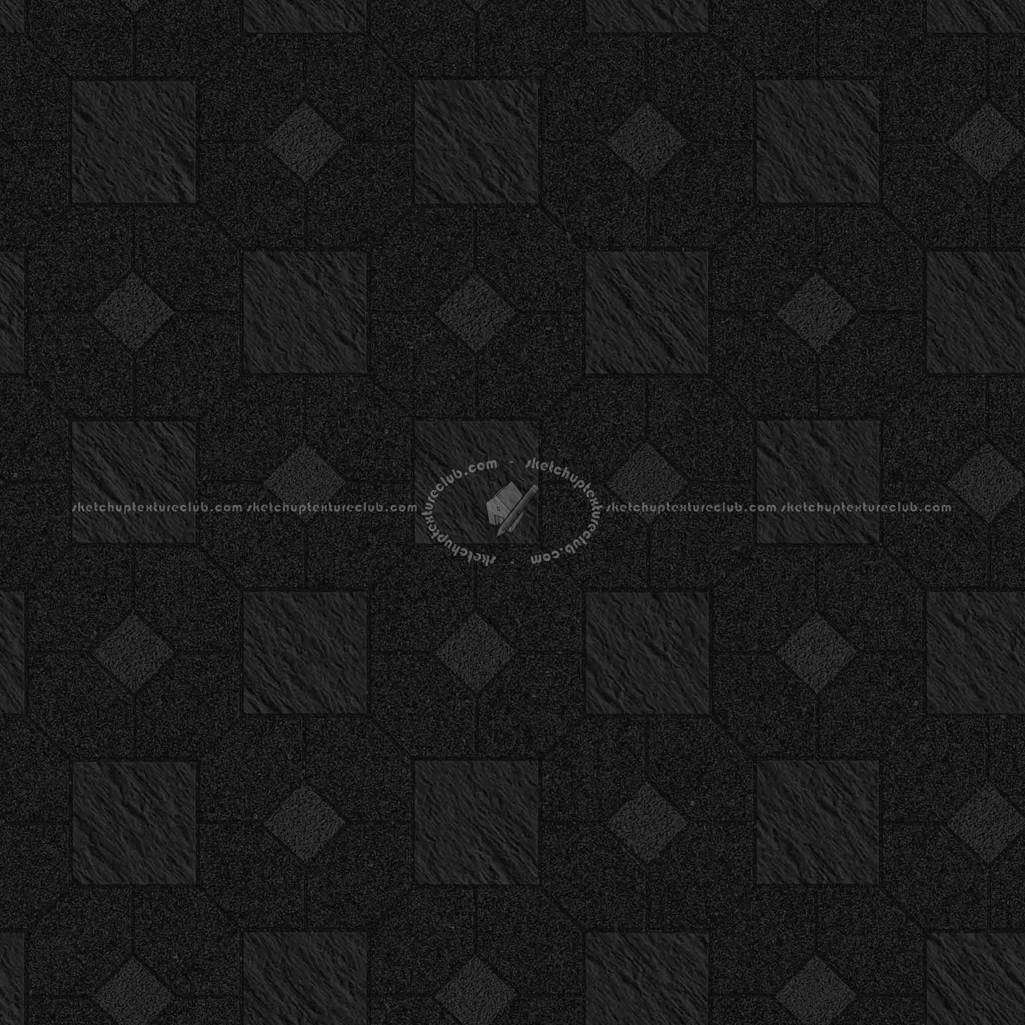 Textures   -   ARCHITECTURE   -   PAVING OUTDOOR   -   Pavers stone   -   Blocks mixed  - Pavers stone mixed size texture seamless 06208 - Specular