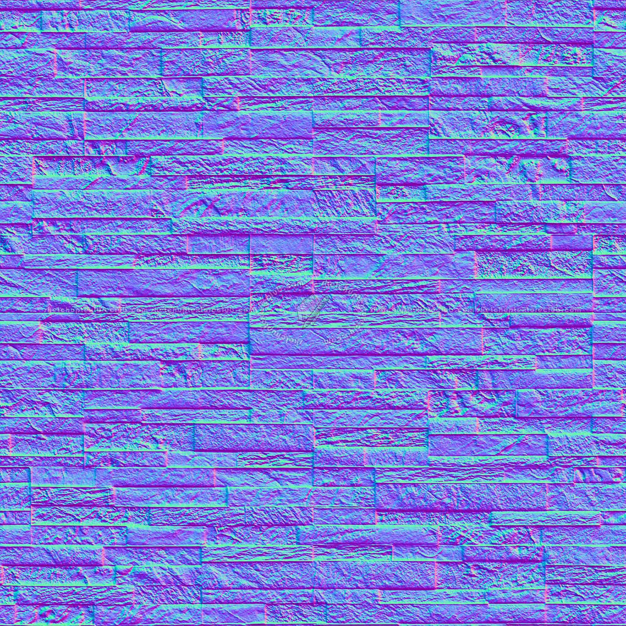 Textures   -   ARCHITECTURE   -   STONES WALLS   -   Claddings stone   -   Interior  - stone wall cladding PBR texture seamless 21920 - Normal