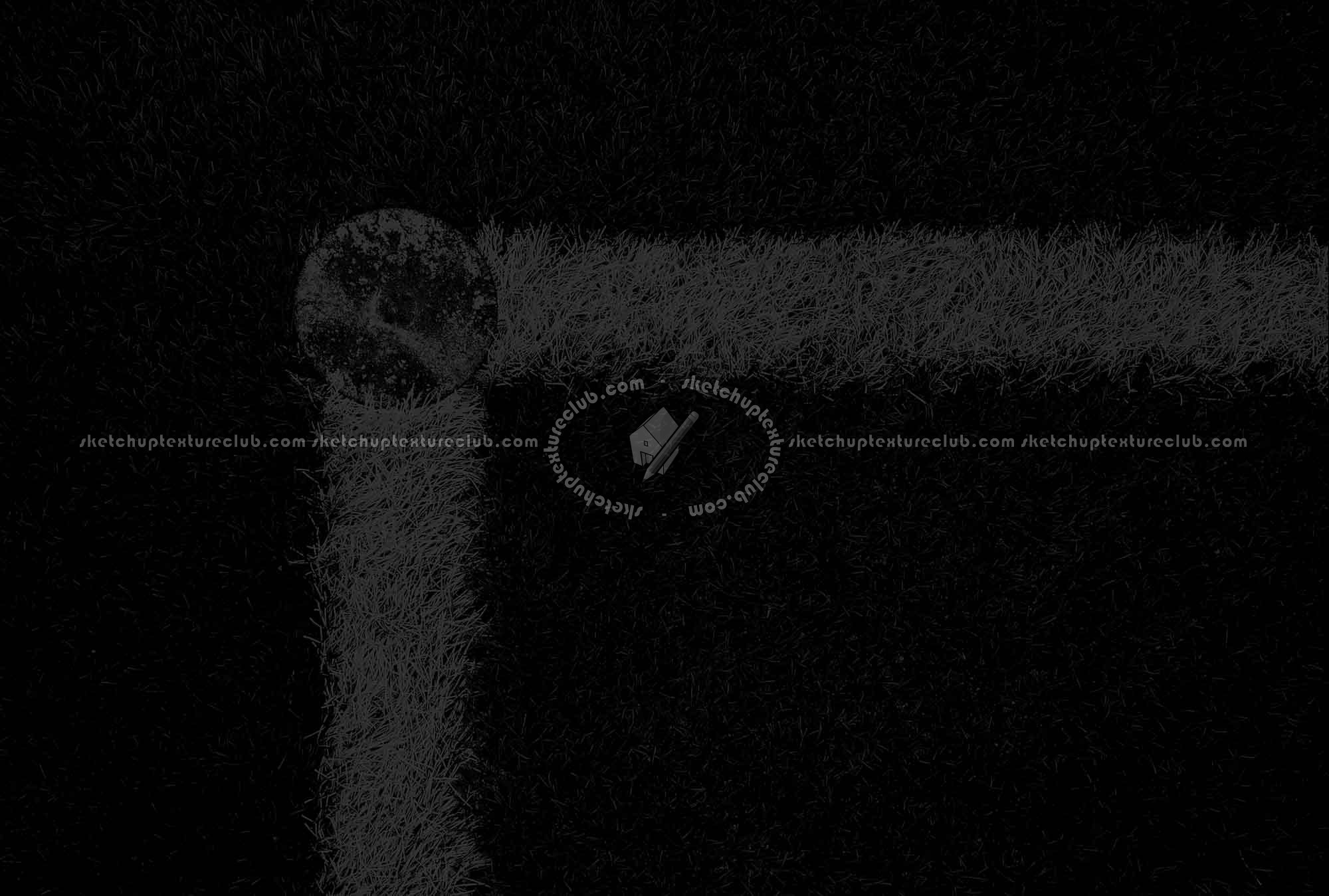 Textures   -   NATURE ELEMENTS   -   VEGETATION   -   Green grass  - Angle rugby field texture 18713 - Specular