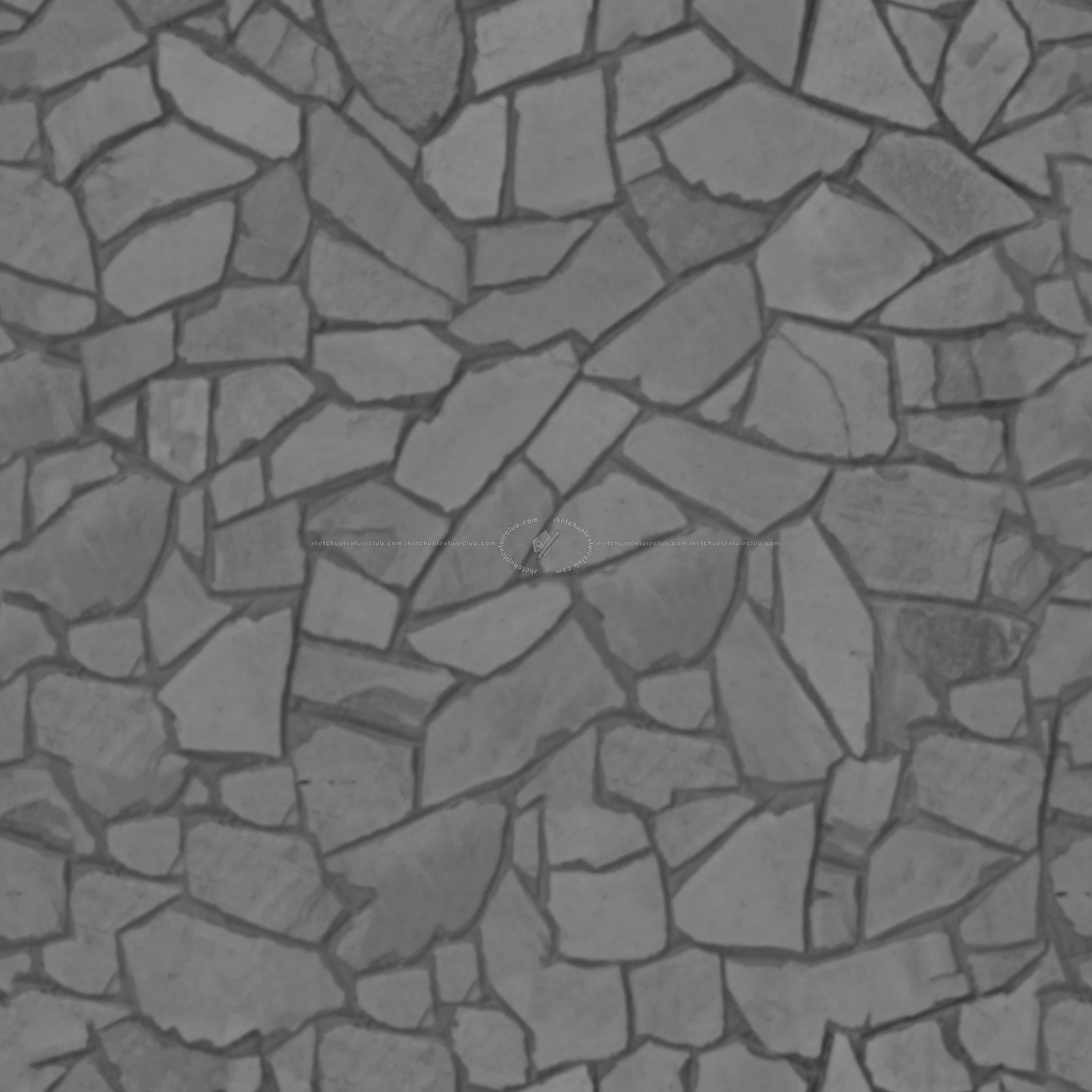 Textures - ARCHITECTURE - PAVING OUTDOOR - Flagstone - Flagstone paving pbr texture seamless 22662 - Displacement