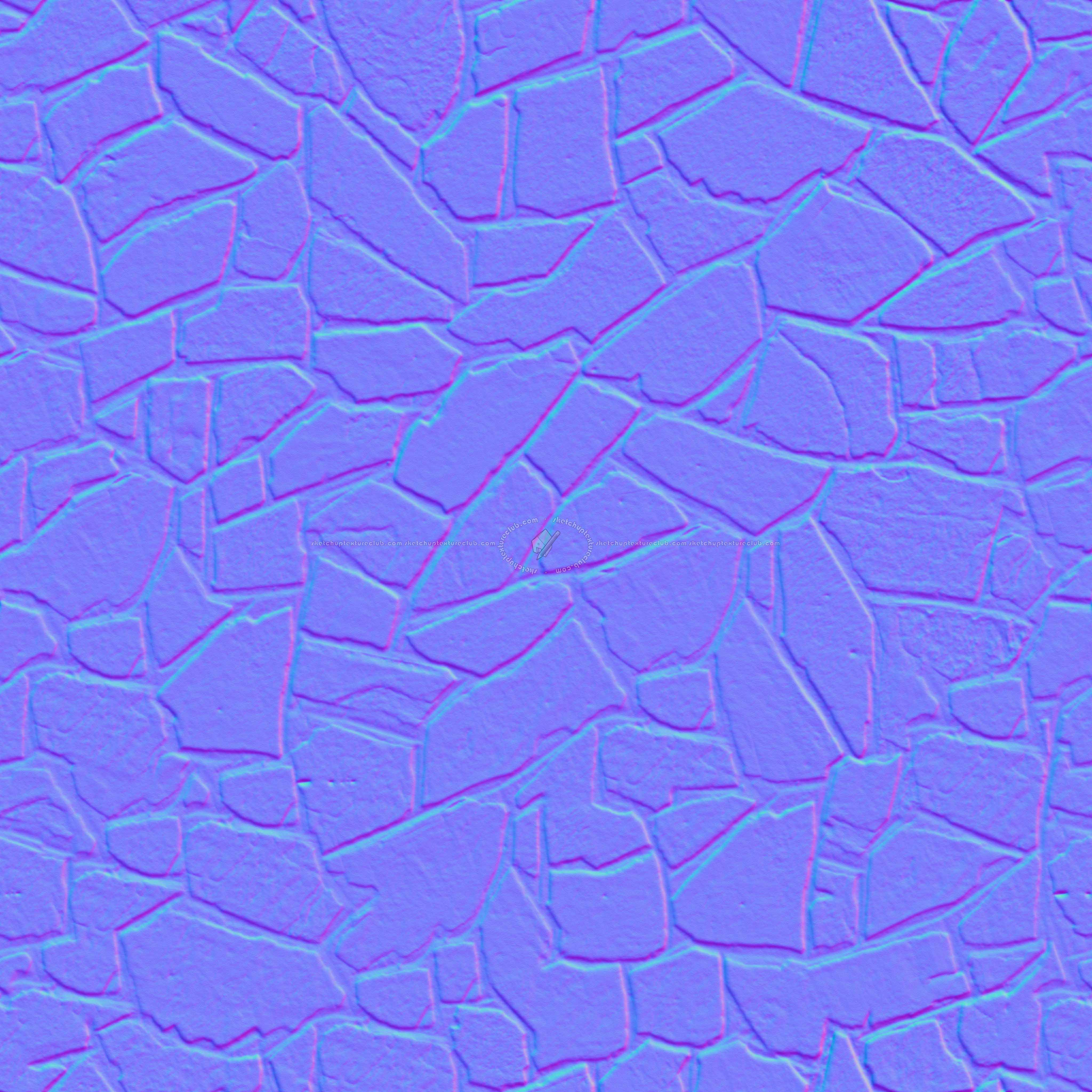 Textures - ARCHITECTURE - PAVING OUTDOOR - Flagstone - Flagstone paving pbr texture seamless 22662 - Normal