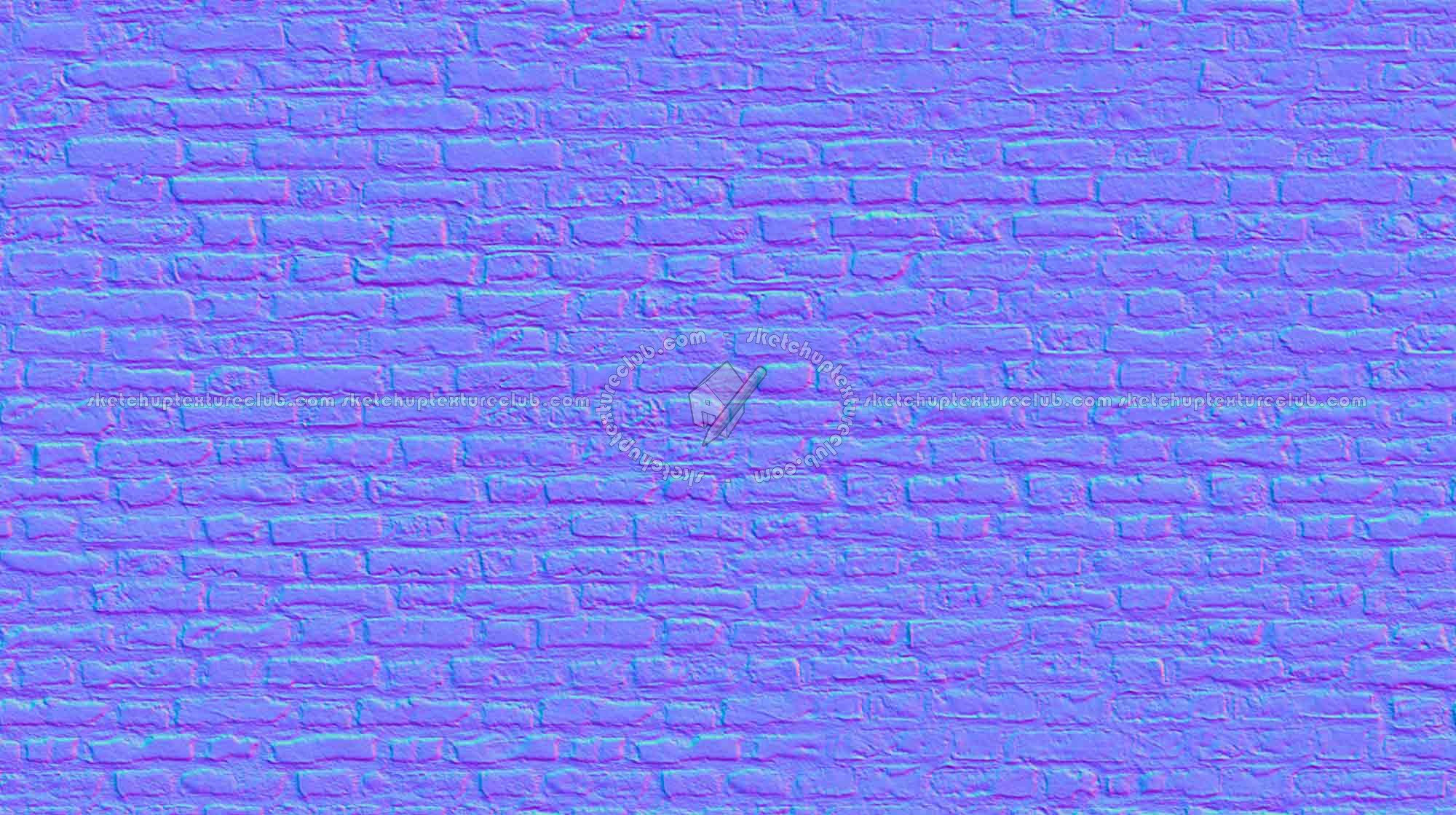 Textures   -   ARCHITECTURE   -   BRICKS   -   Old bricks  - Old bricks texture seamless 17343 - Normal