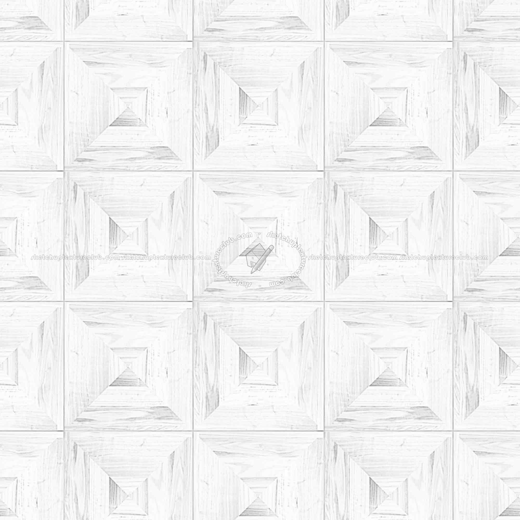 Textures   -   ARCHITECTURE   -   WOOD FLOORS   -   Geometric pattern  - Parquet geometric pattern texture seamless 04845 - Ambient occlusion