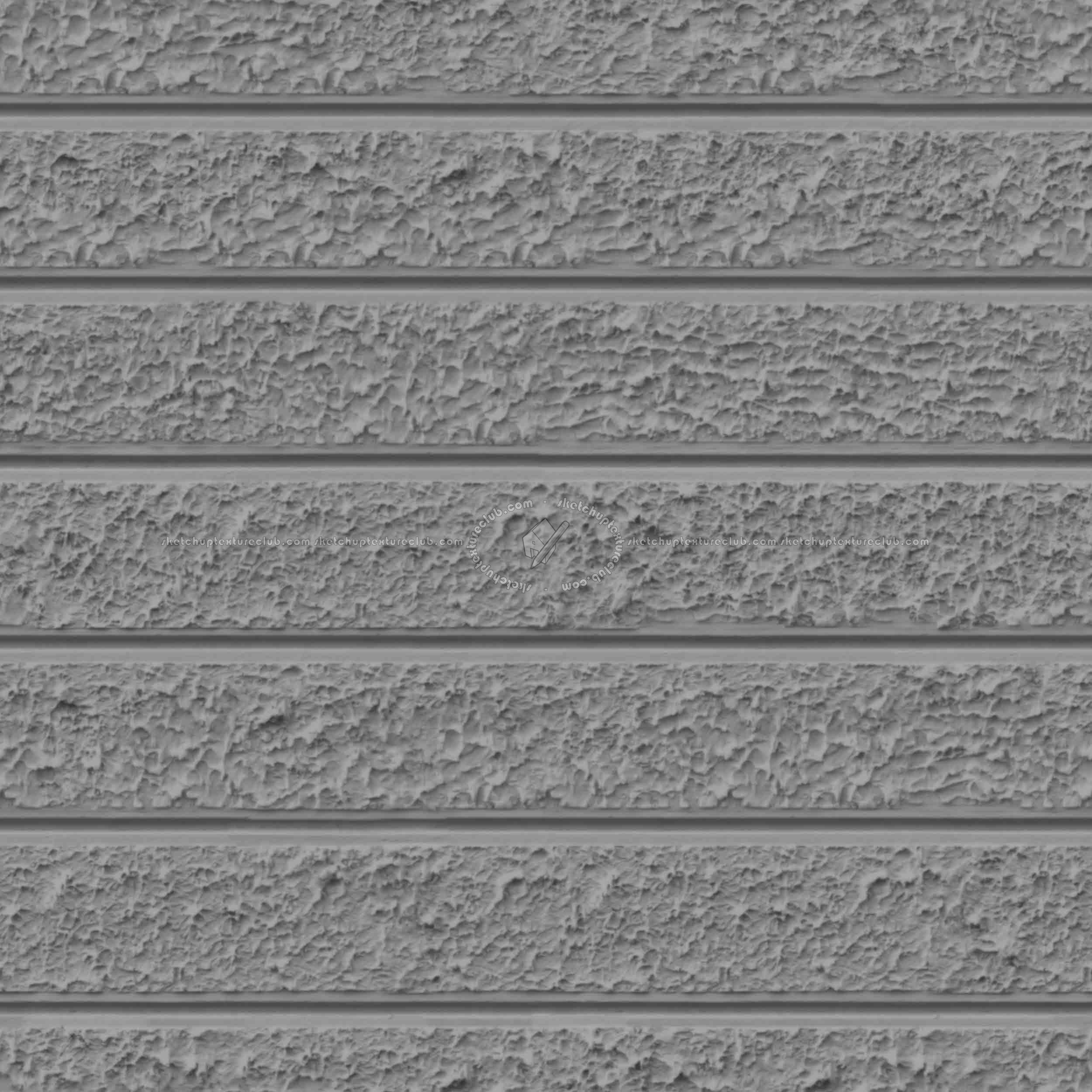 Textures   -   ARCHITECTURE   -   CONCRETE   -   Plates   -   Clean  - Concrete building facade texture seamless 19810 - Displacement
