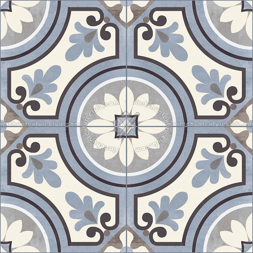 Textures   -   ARCHITECTURE   -   TILES INTERIOR   -   Cement - Encaustic   -   Cement  - cementine tiles Pbr texture seamless 22118