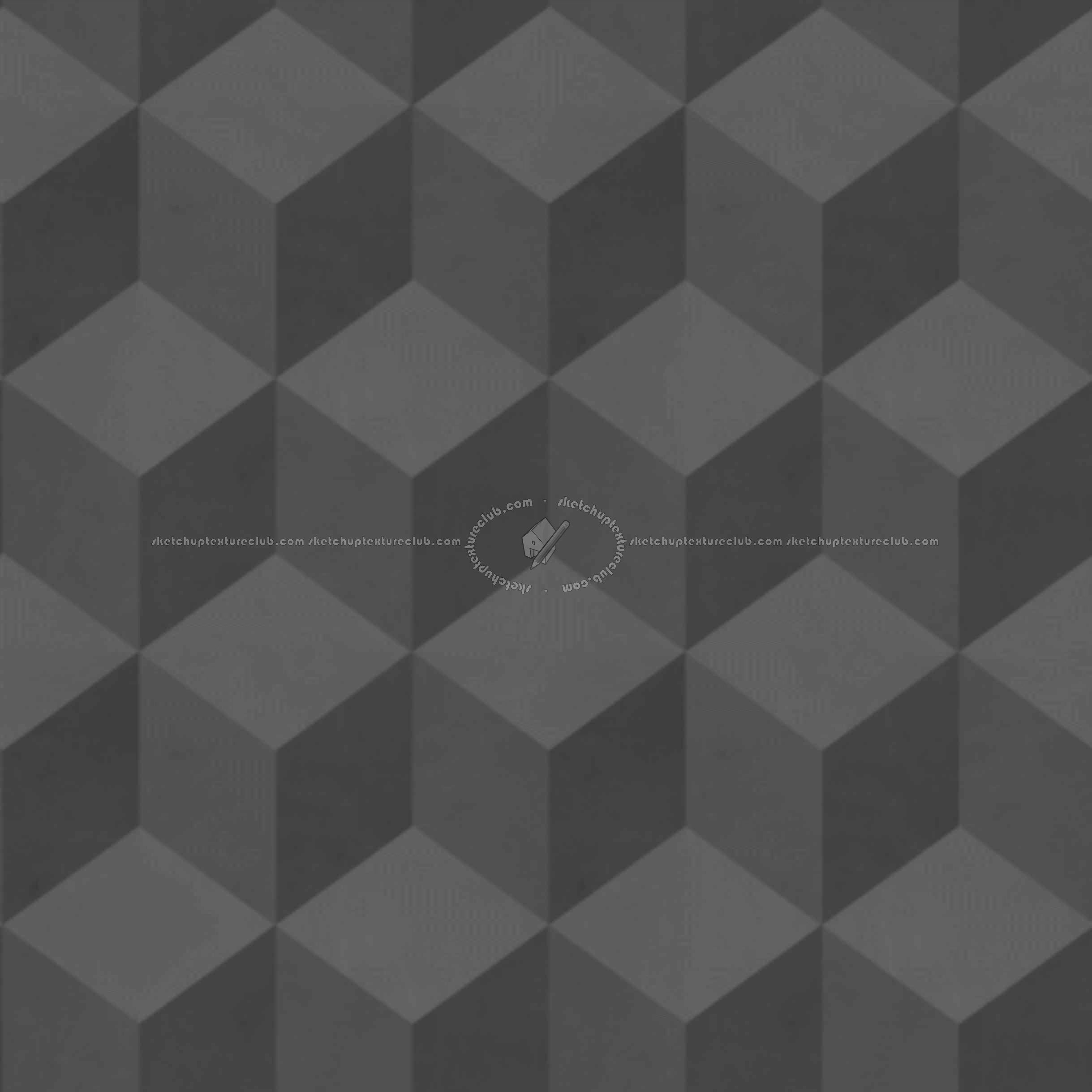 Textures   -   ARCHITECTURE   -   PAVING OUTDOOR   -   Concrete   -   Blocks regular  - Paving outdoor concrete regular block texture seamless 05750 - Displacement