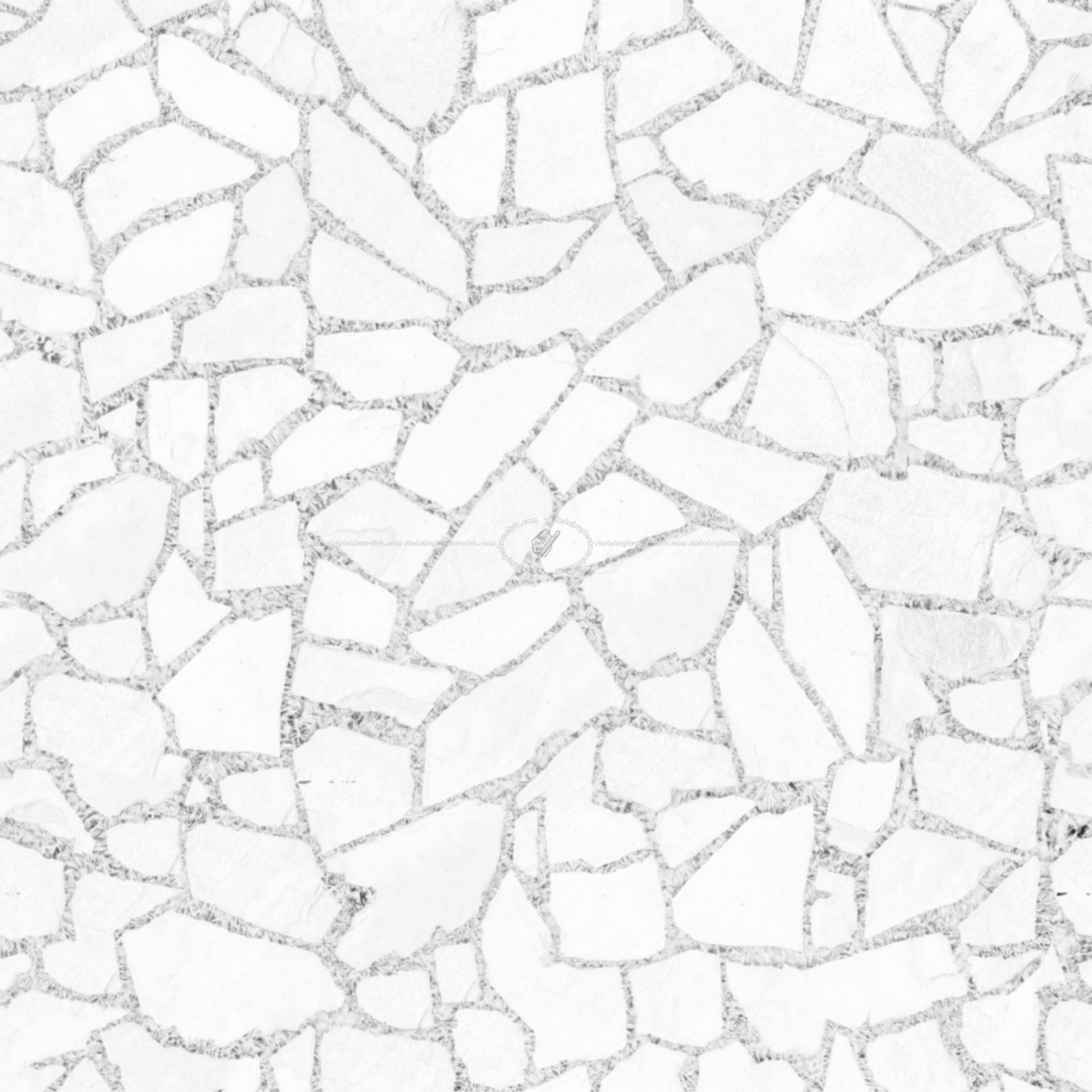 Textures - ARCHITECTURE - PAVING OUTDOOR - Flagstone - Flagstone paving pbr texture seamless 22664 - Ambient occlusion