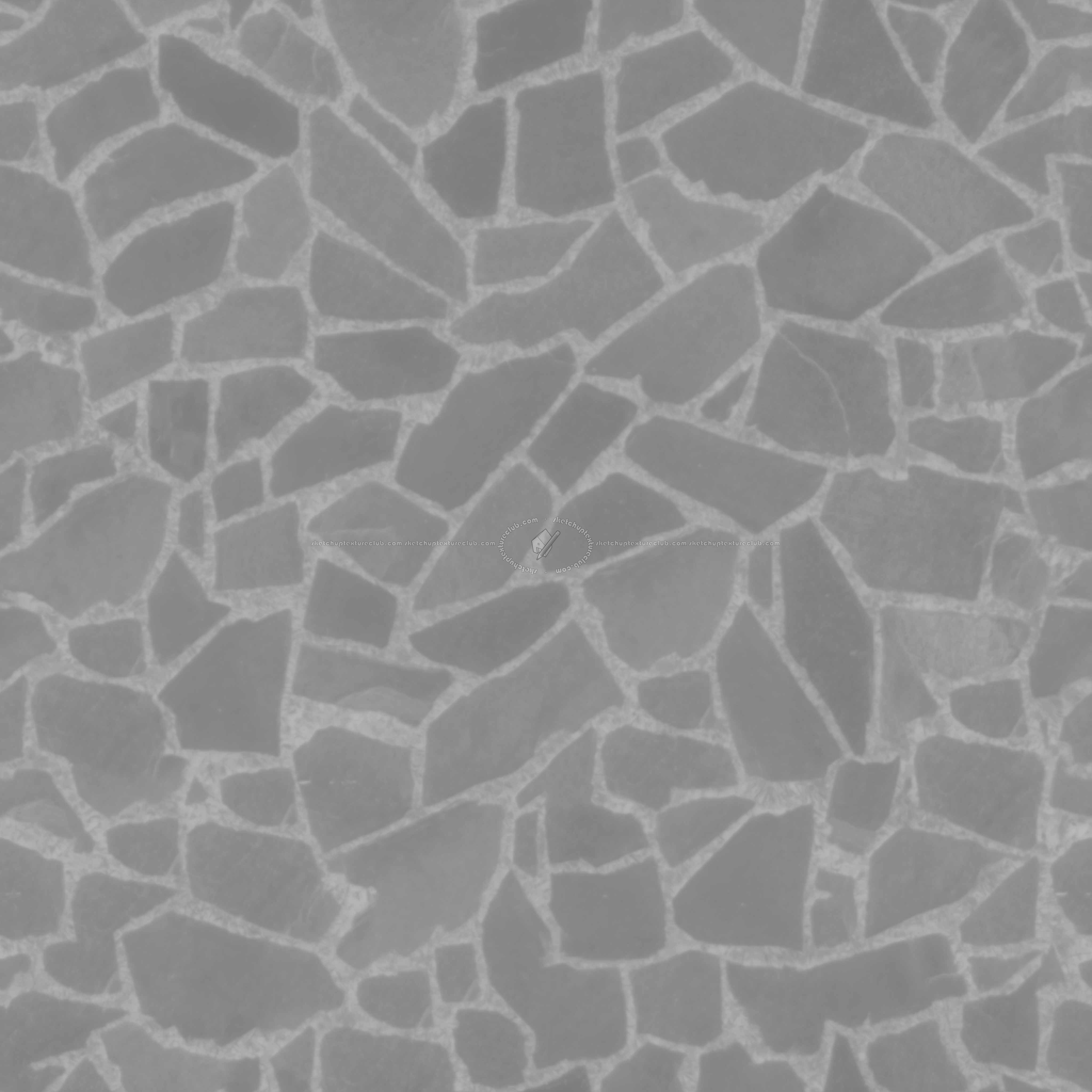 Textures - ARCHITECTURE - PAVING OUTDOOR - Flagstone - Flagstone paving pbr texture seamless 22664 - Displacement