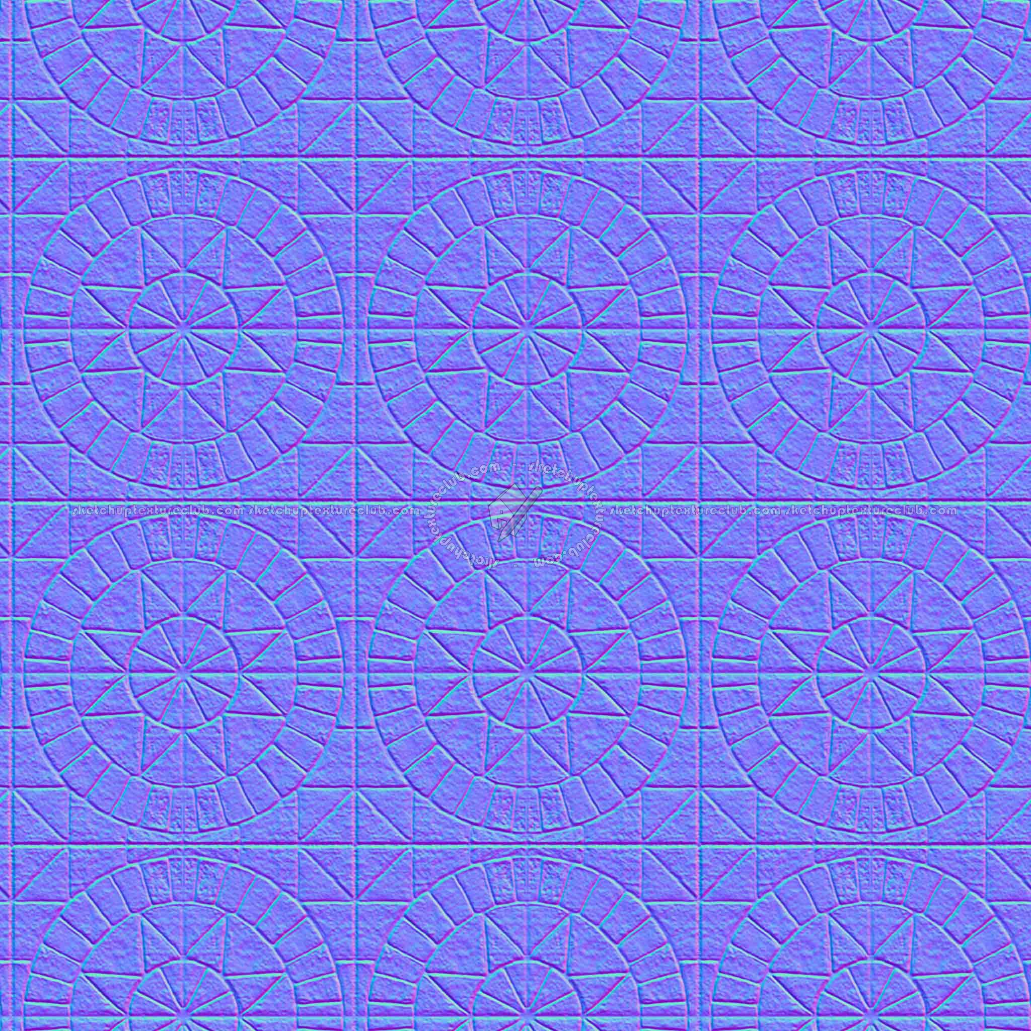 Textures   -   ARCHITECTURE   -   PAVING OUTDOOR   -   Pavers stone   -   Blocks mixed  - Slate paver stone mixed size texture seamless 18102 - Normal