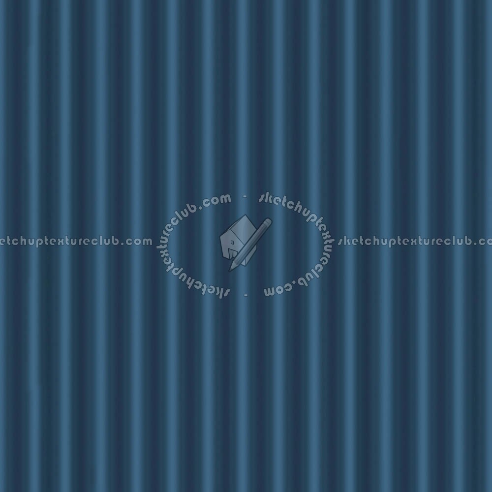 Textures   -   MATERIALS   -   METALS   -   Corrugated  - Blue corrugated metal PBR texture seamless 21776 (seamless)