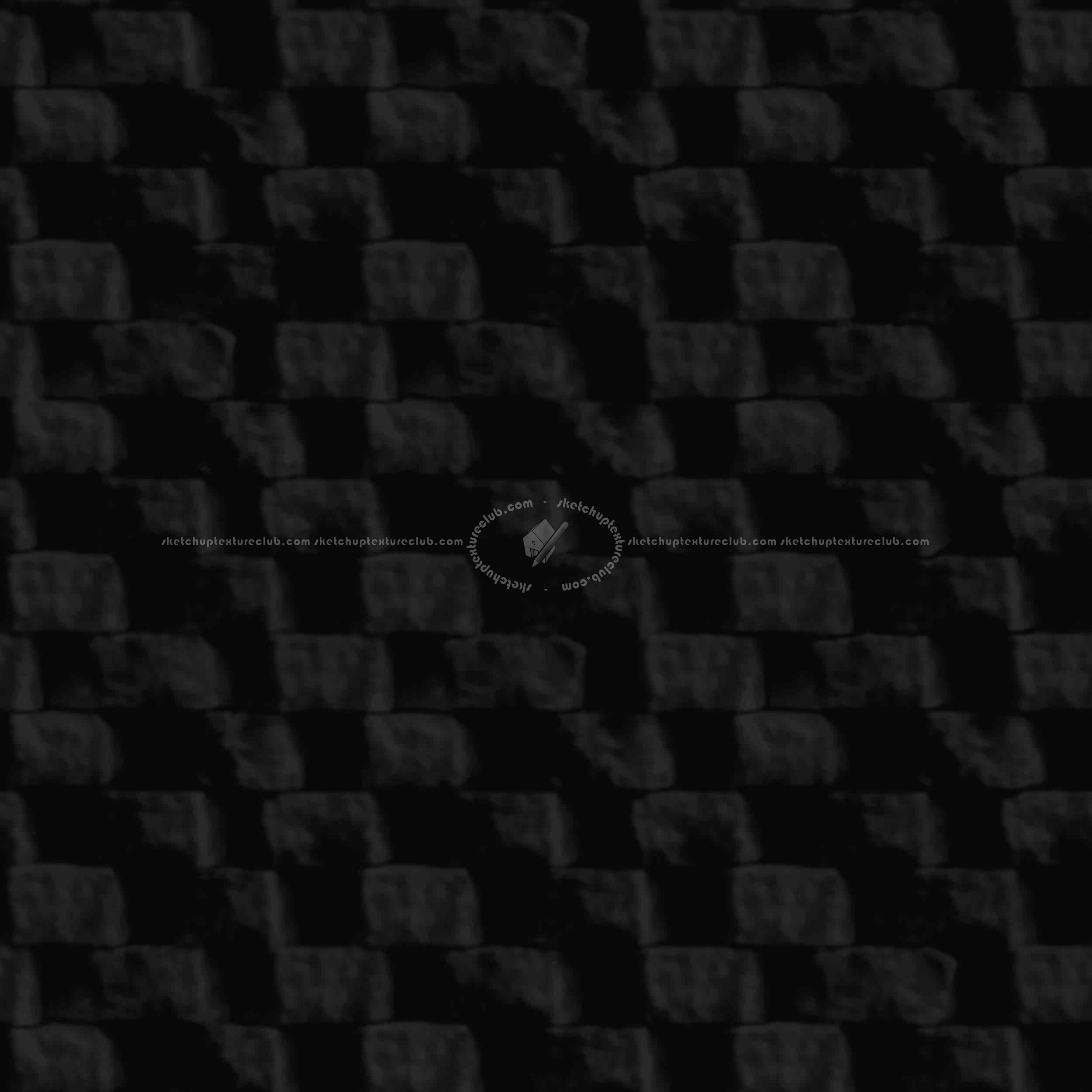 Textures   -   ARCHITECTURE   -   CONCRETE   -   Plates   -   Clean  - Concrete retaining wall blocks texture seamless 20491 - Specular