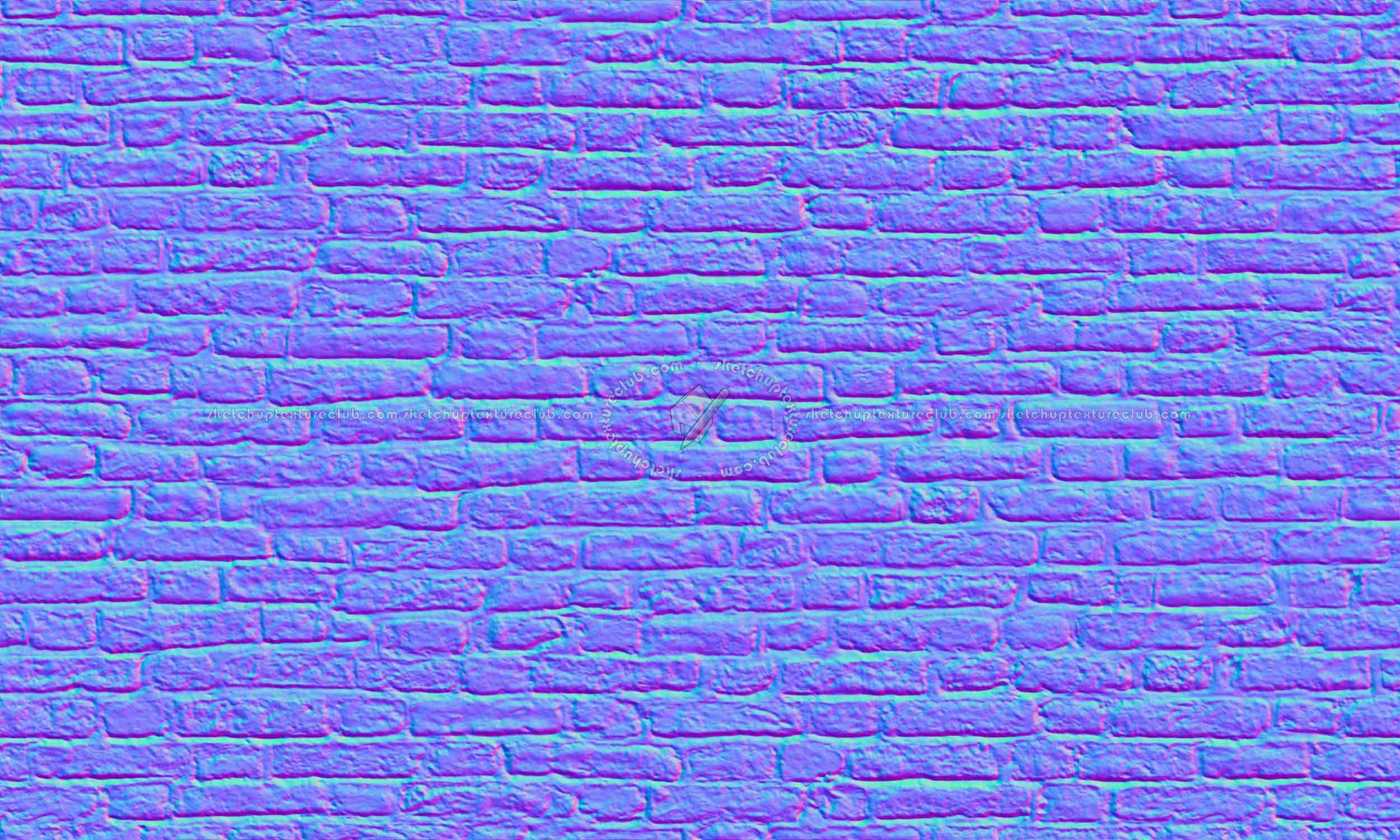 Textures   -   ARCHITECTURE   -   BRICKS   -   Old bricks  - Italy very old bricks texture seamless 20478 - Normal