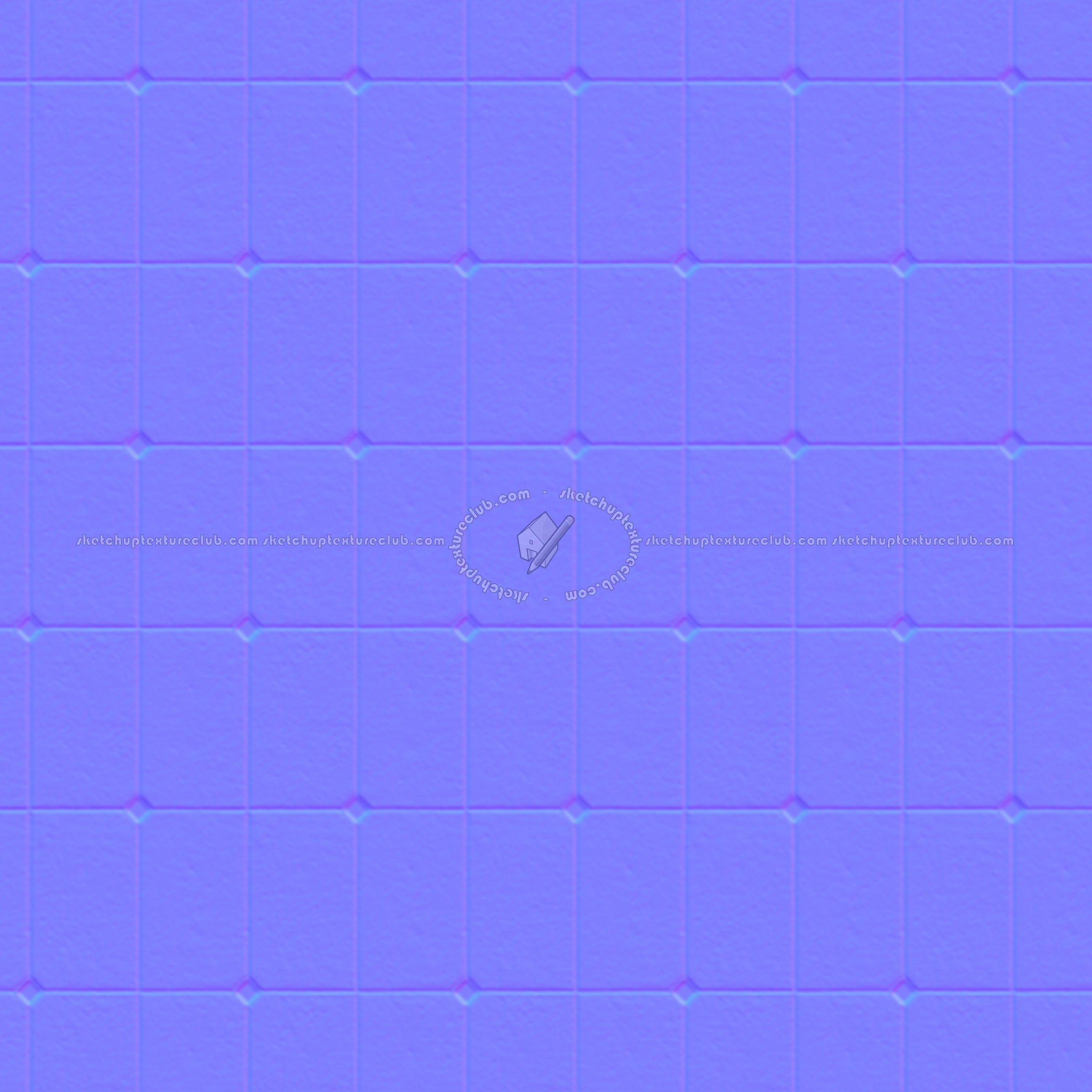 Textures   -   ARCHITECTURE   -   PAVING OUTDOOR   -   Concrete   -   Blocks regular  - Paving outdoor concrete regular block texture seamless 05752 - Normal