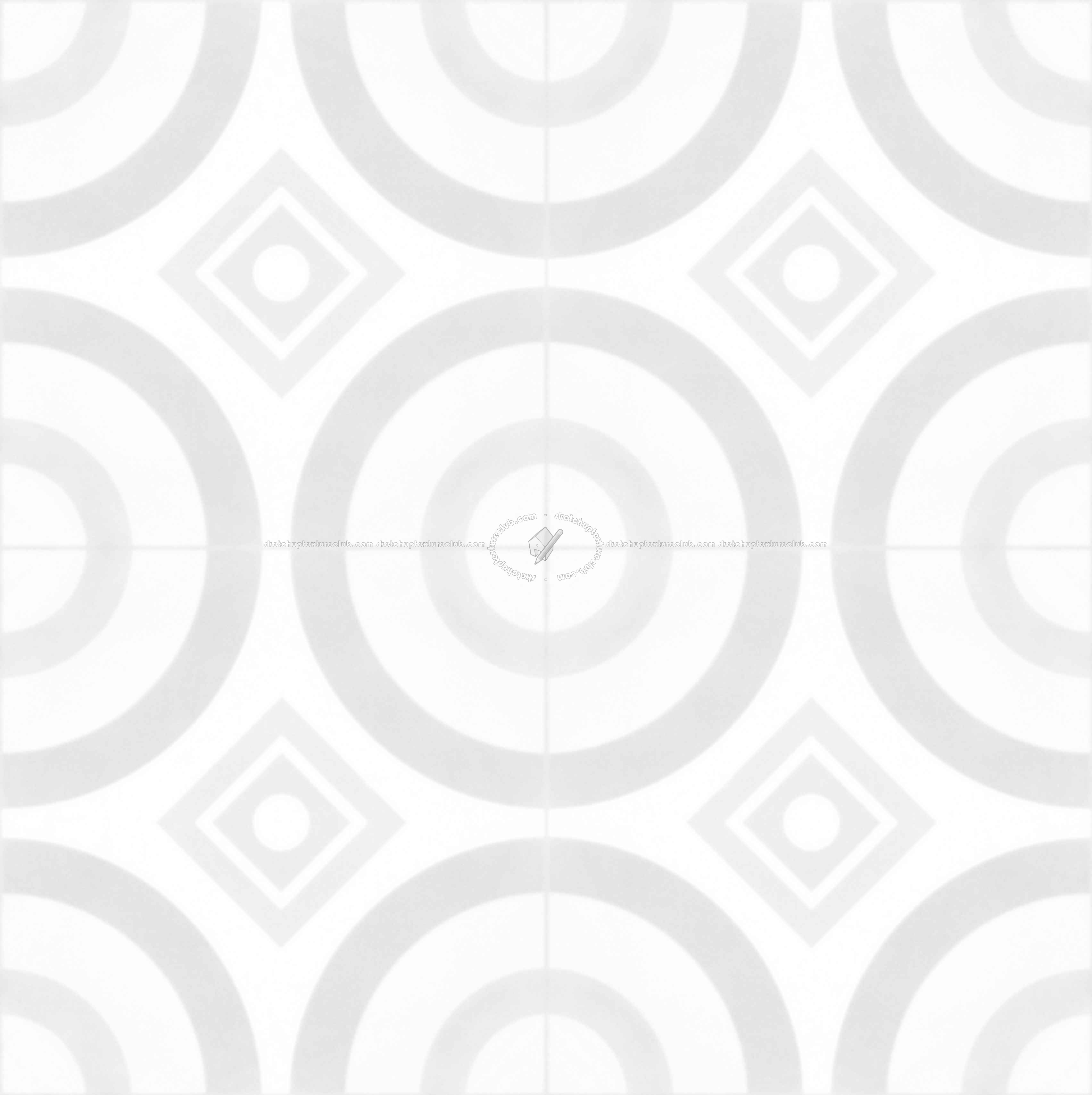 Textures - ARCHITECTURE - TILES INTERIOR - Cement - Encaustic - Cement - cementine tiles Pbr texture seamless 22121 - Ambient occlusion