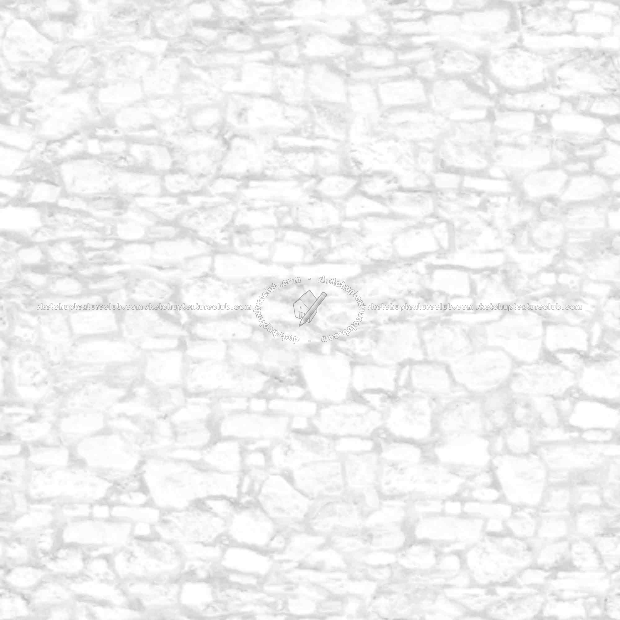 Textures   -   ARCHITECTURE   -   STONES WALLS   -   Stone walls  - Old wall stone texture seamless 08516 - Ambient occlusion