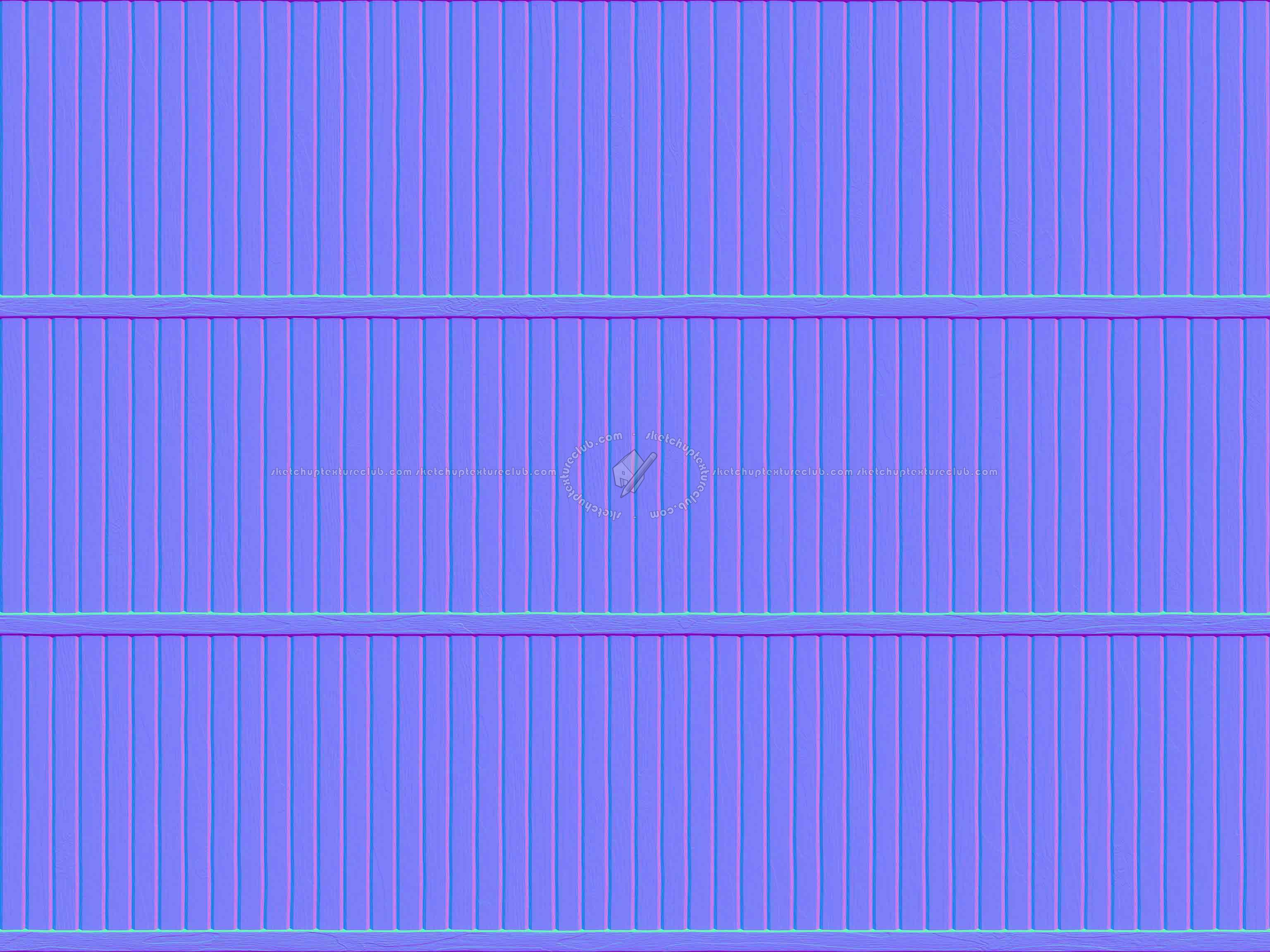 Textures   -   ARCHITECTURE   -   WOOD PLANKS   -   Wood fence  - Blue painted wooden fence pbr texture seamless 22499 - Normal