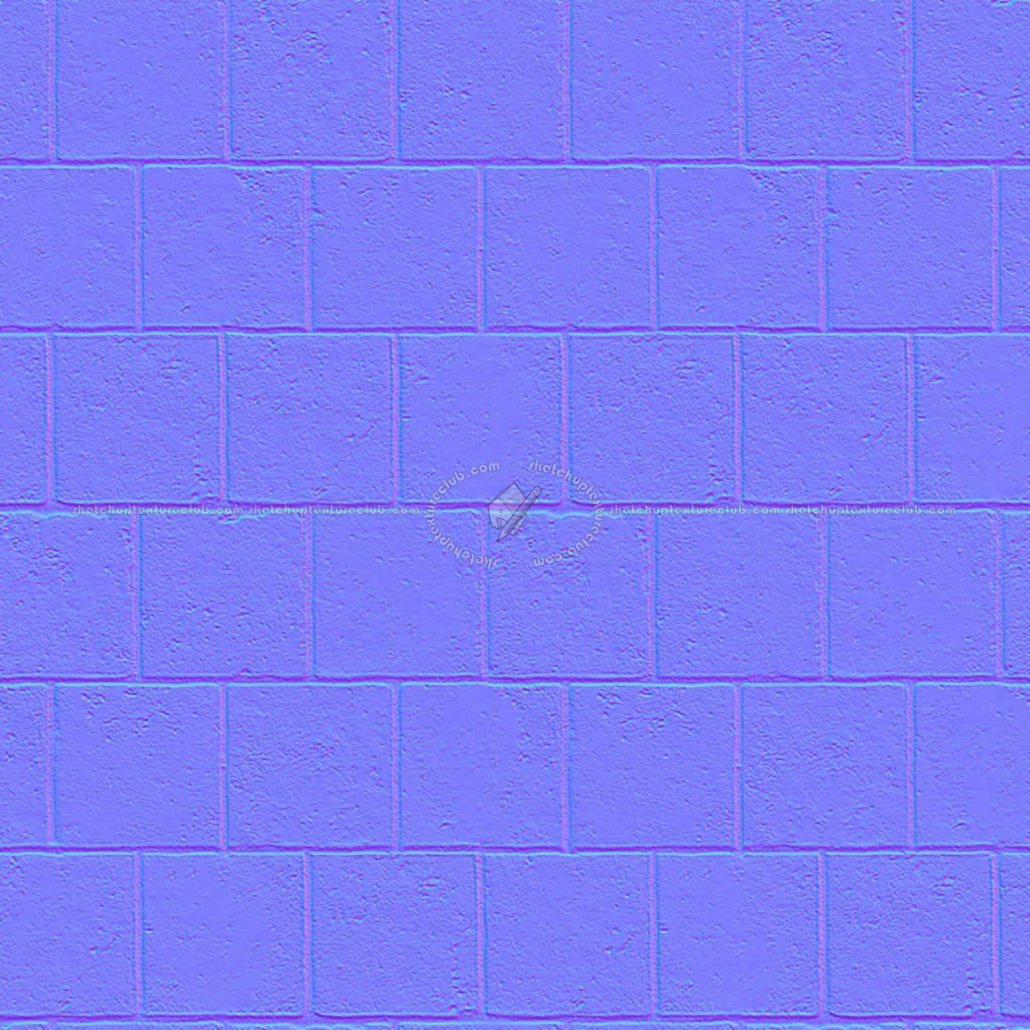 Textures   -   ARCHITECTURE   -   PAVING OUTDOOR   -   Pavers stone   -   Blocks mixed  - Slate paver stone mixed size texture seamless 18105 - Normal