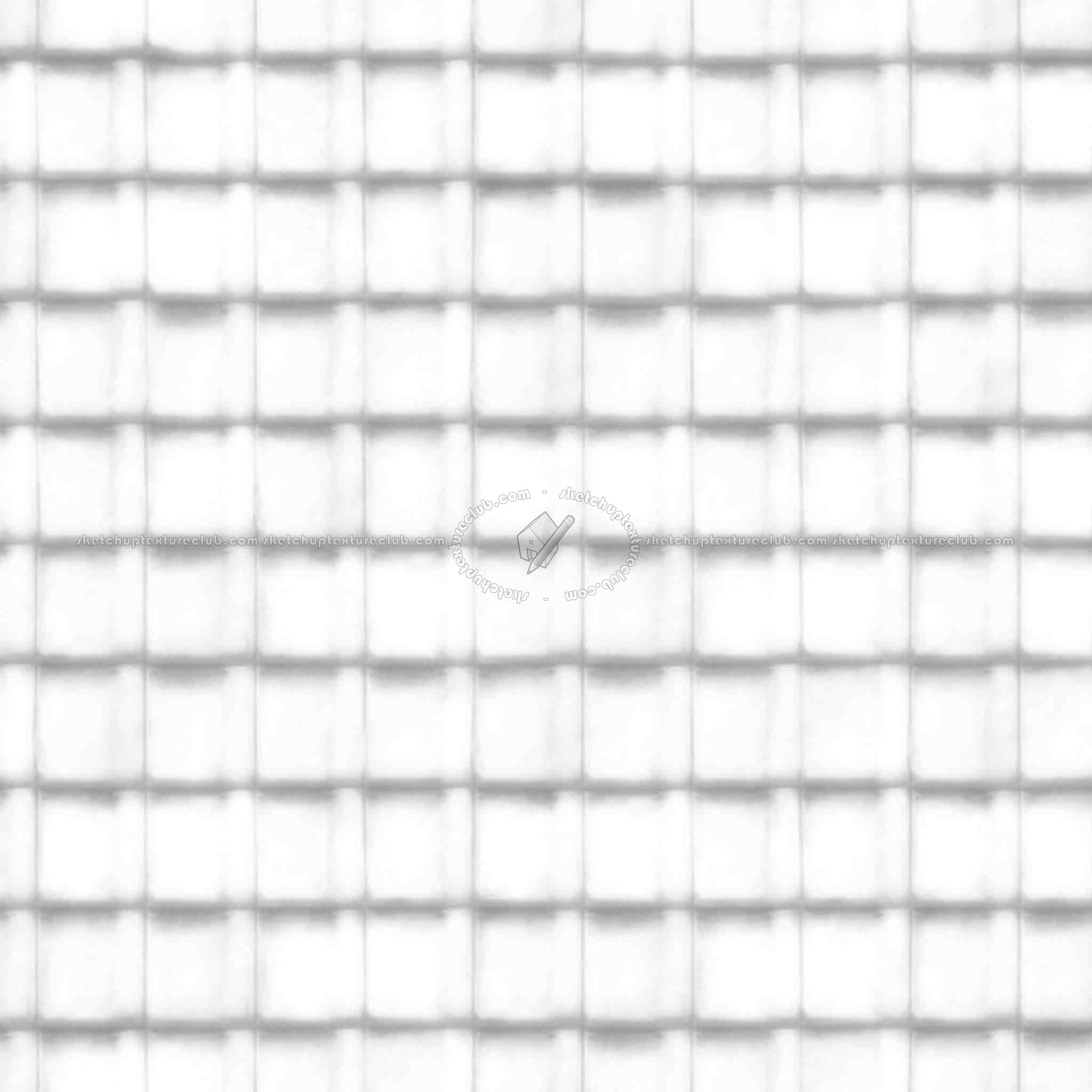 Textures   -   ARCHITECTURE   -   ROOFINGS   -   Clay roofs  - Clay roofing Cote Fleurie texture seamless 03352 - Ambient occlusion