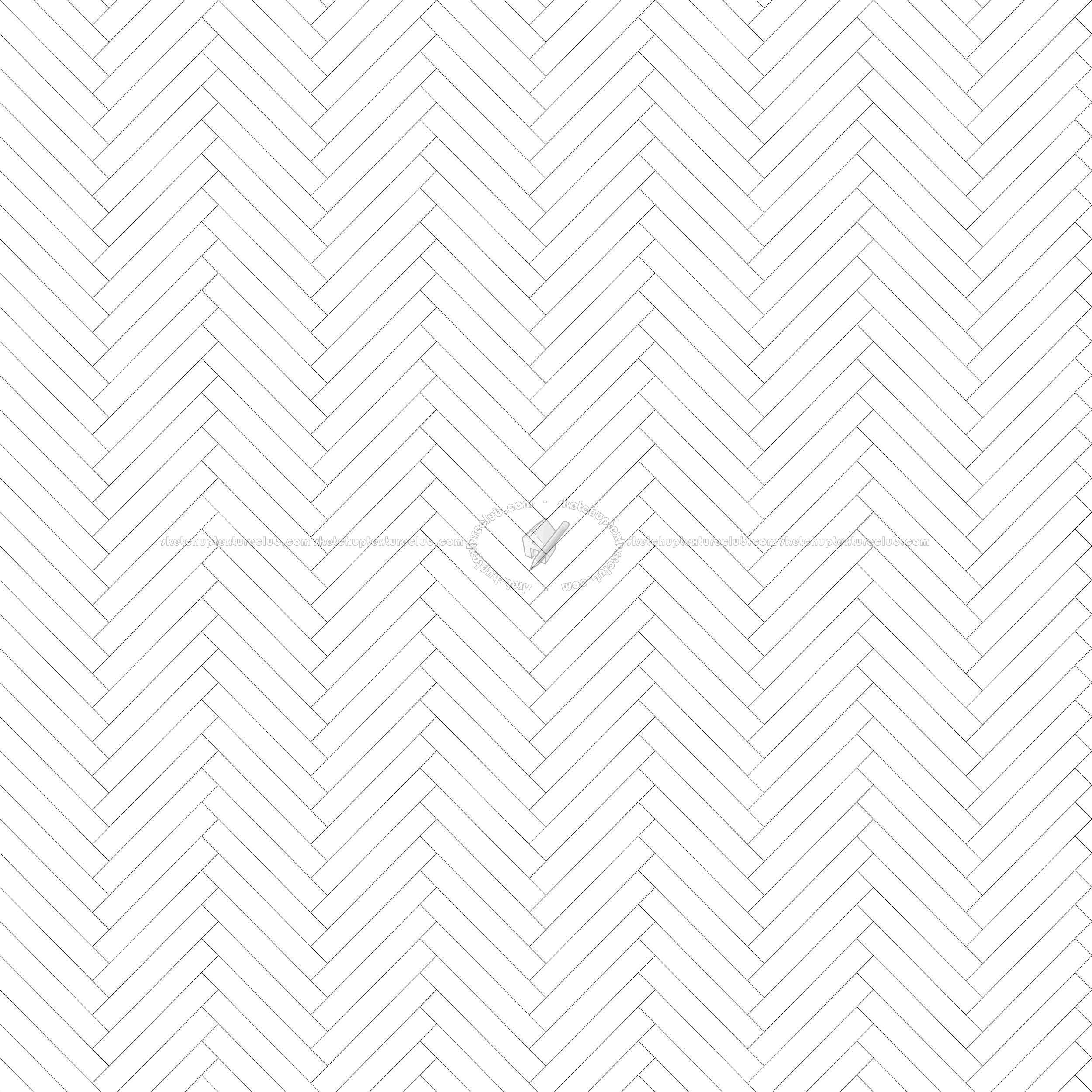 Textures   -   ARCHITECTURE   -   WOOD FLOORS   -   Parquet white  - Herringbone white wood flooring texture seamless 05458 - Bump