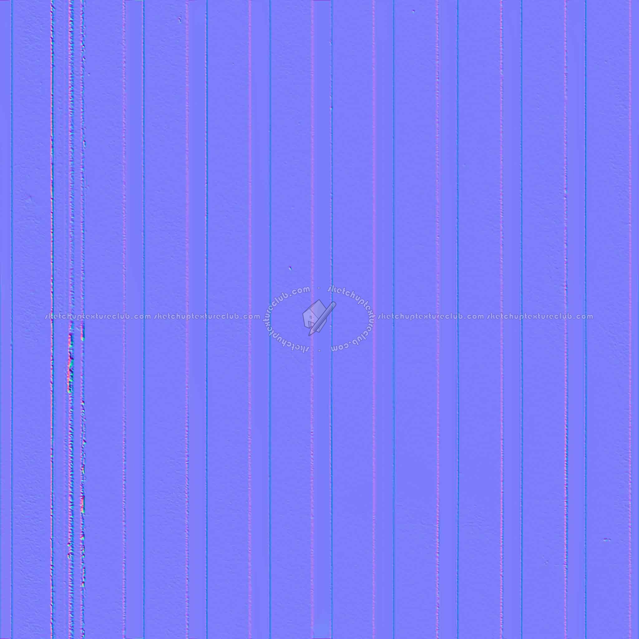 Textures   -   MATERIALS   -   METALS   -   Corrugated  - Painted corrugated metal texture seamless 09930 - Normal