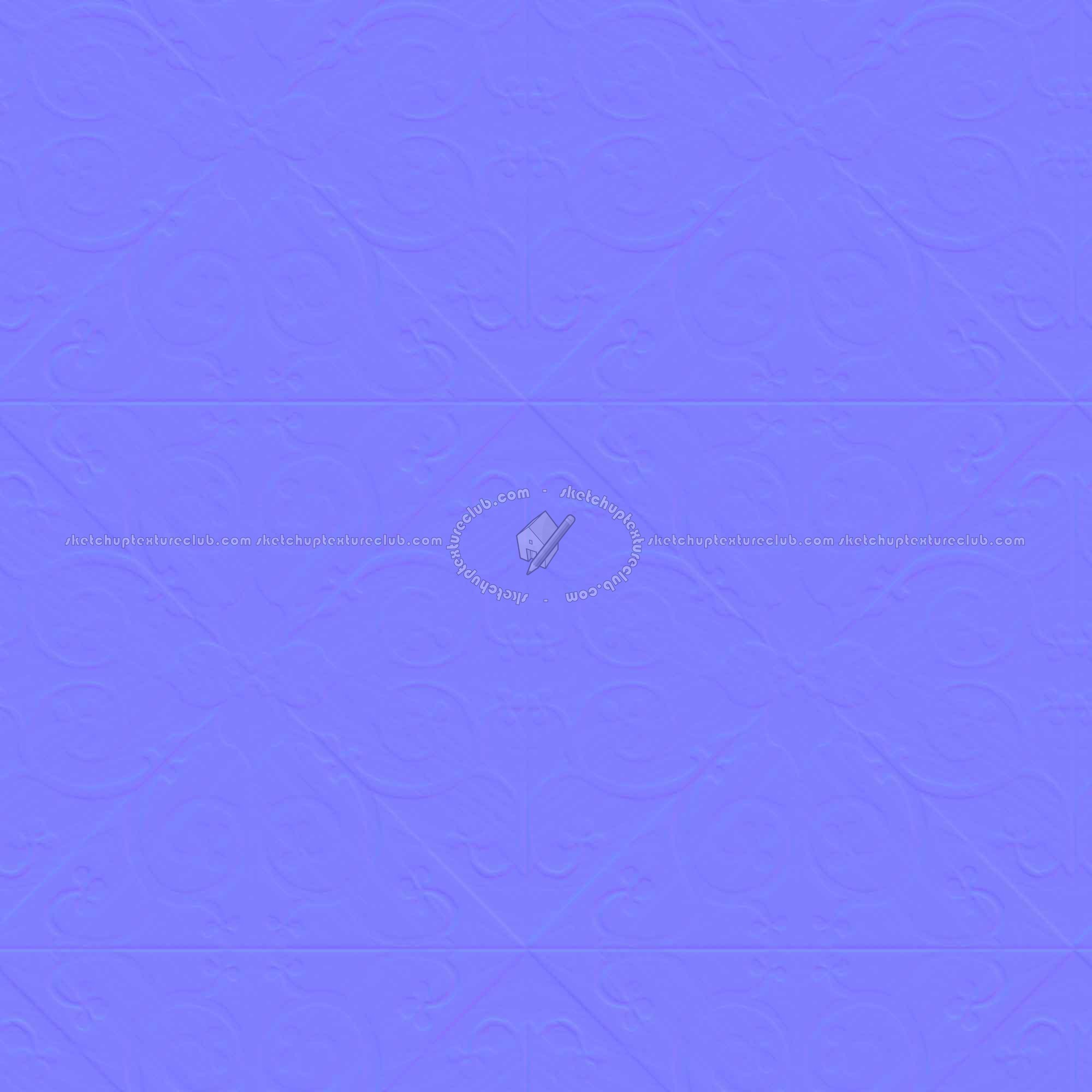 Textures   -   ARCHITECTURE   -   WOOD FLOORS   -   Geometric pattern  - Parquet geometric pattern texture seamless 04734 - Normal