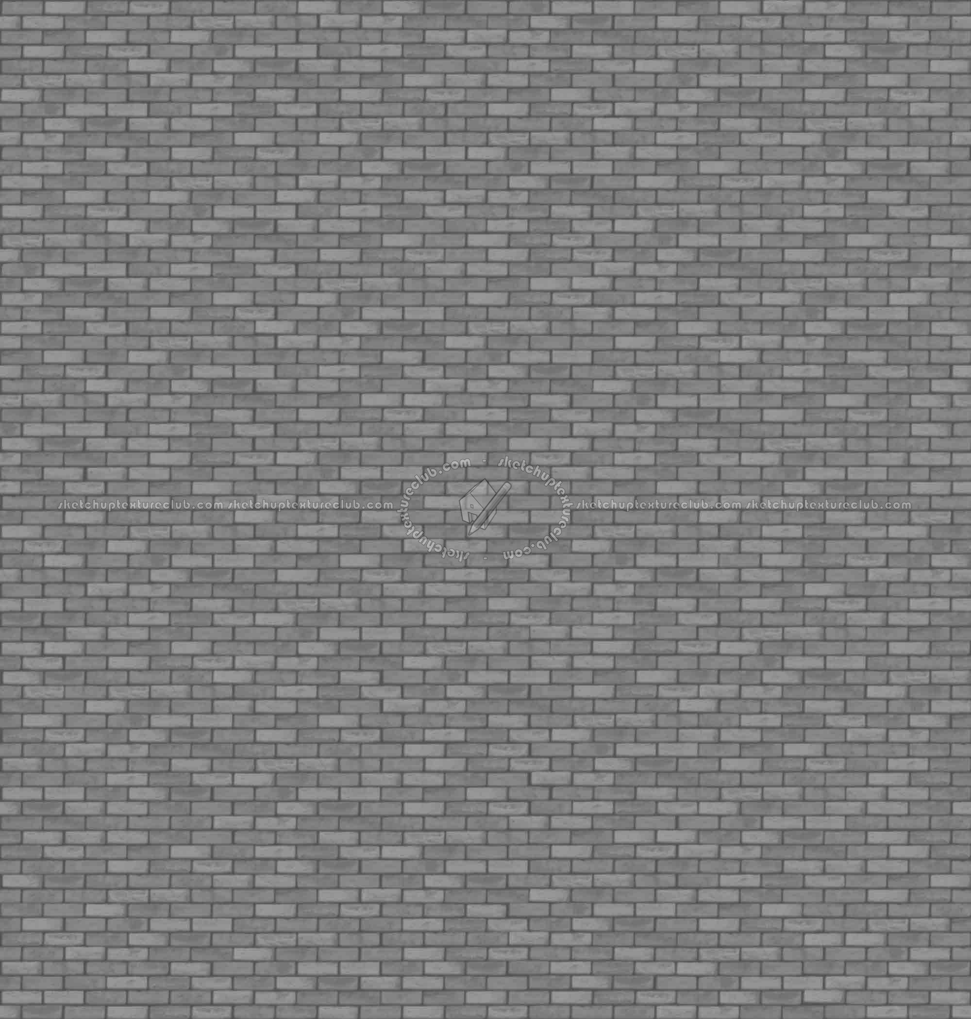 Textures   -   ARCHITECTURE   -   BRICKS   -   Facing Bricks   -   Rustic  - Rustic brick texture seamless 00186 - Displacement