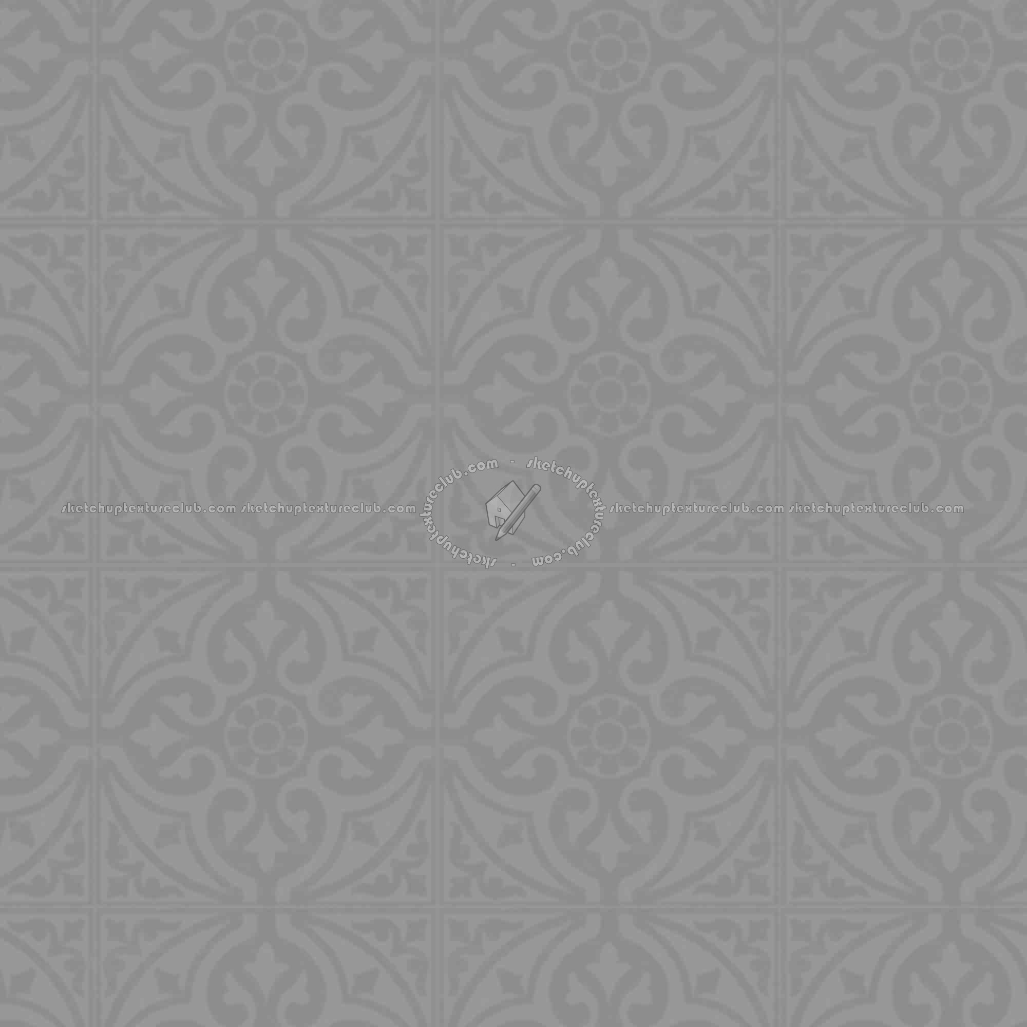 Textures   -   ARCHITECTURE   -   TILES INTERIOR   -   Marble tiles   -   Travertine  - Travertine floor tile texture seamless 14672 - Displacement