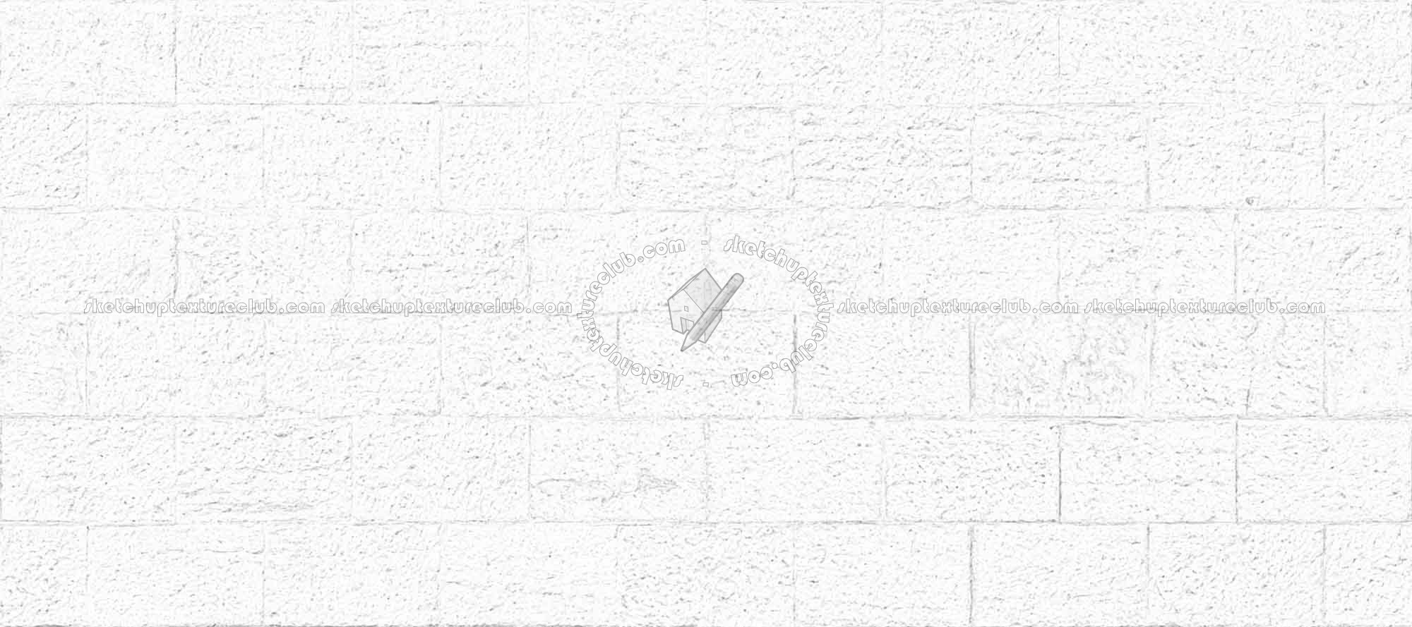 Textures   -   ARCHITECTURE   -   STONES WALLS   -   Stone blocks  - Wall stone with regular blocks texture seamless 08305 - Ambient occlusion