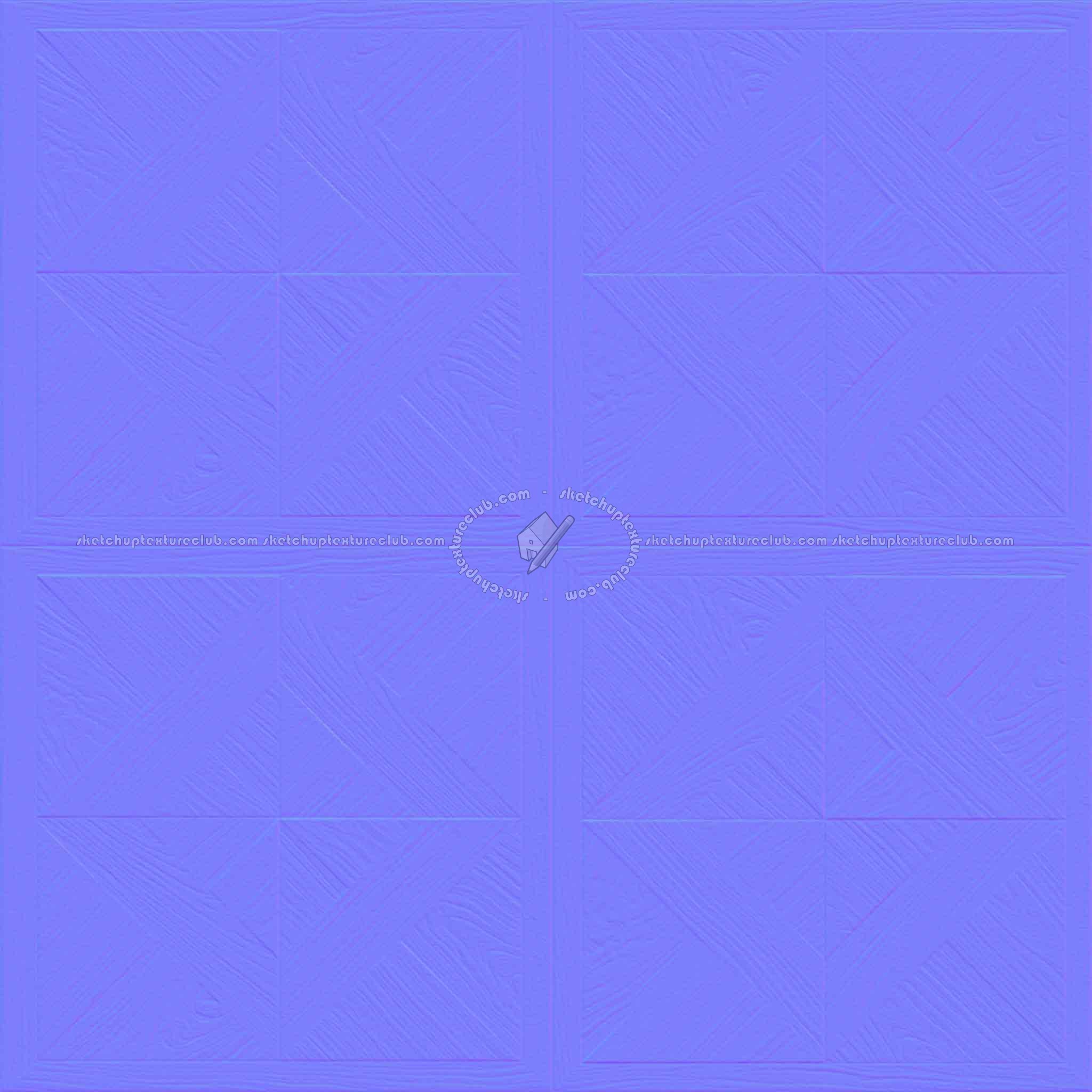 Textures   -   ARCHITECTURE   -   WOOD FLOORS   -   Geometric pattern  - Parquet geometric pattern texture seamless 04851 - Normal