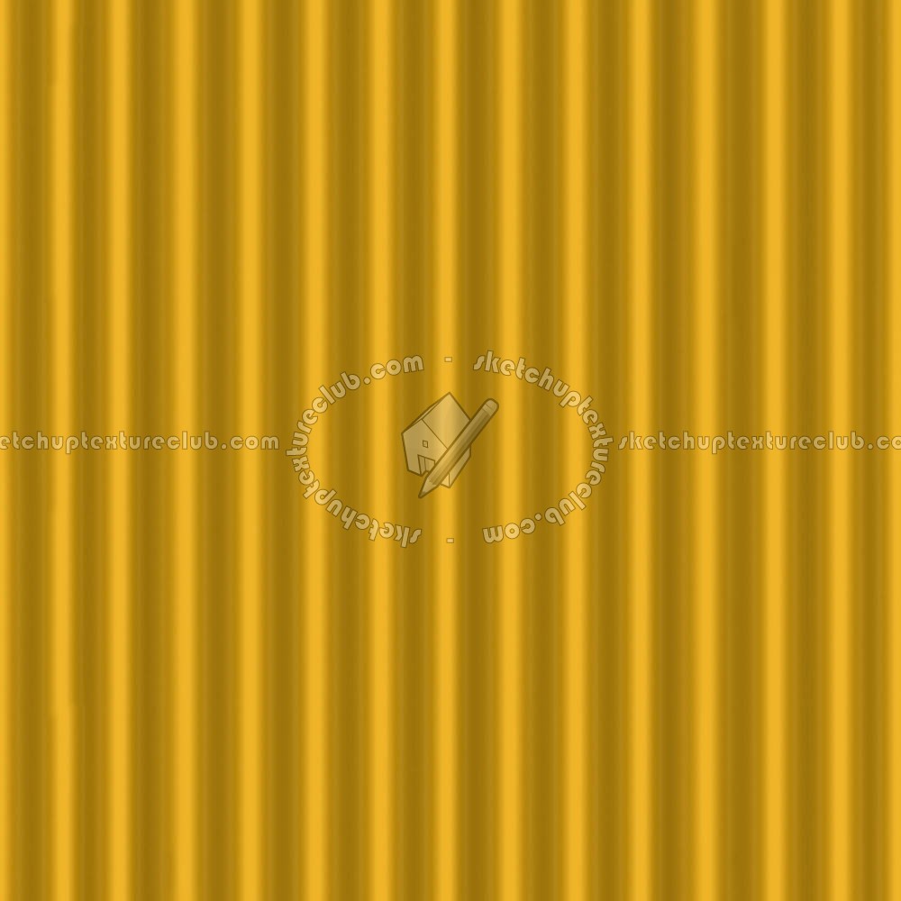 Textures   -   MATERIALS   -   METALS   -   Corrugated  - Yellow corrugated metal PBR texture seamless 21779 (seamless)