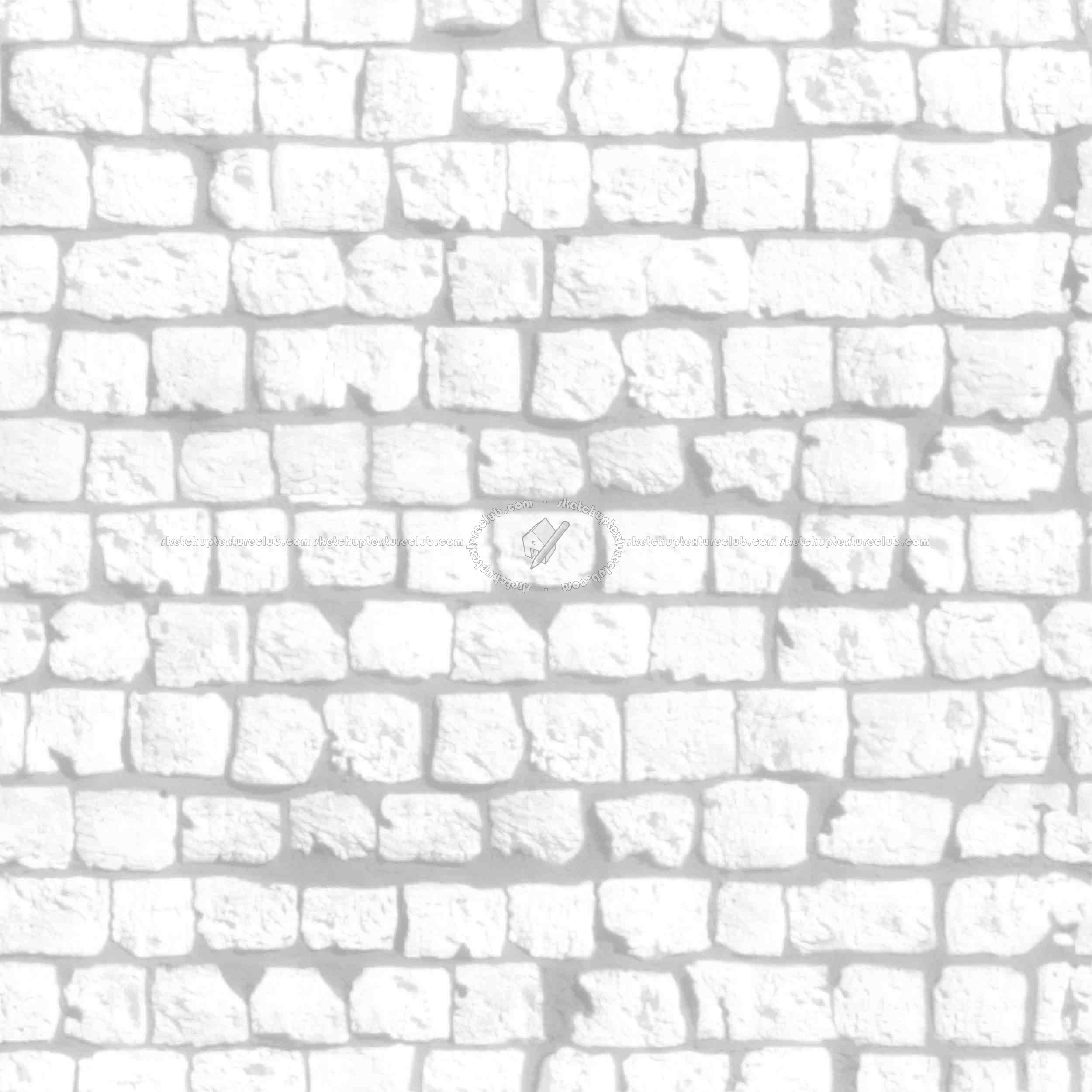Textures - ARCHITECTURE - STONES WALLS - Stone blocks - Ancient stone wall of Turkey texture seamless 21402 - Ambient occlusion