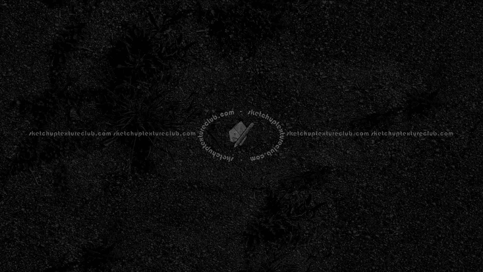 Textures   -   ARCHITECTURE   -   ROADS   -   Asphalt  - Asphalt with grass texture seamless 21204 - Specular