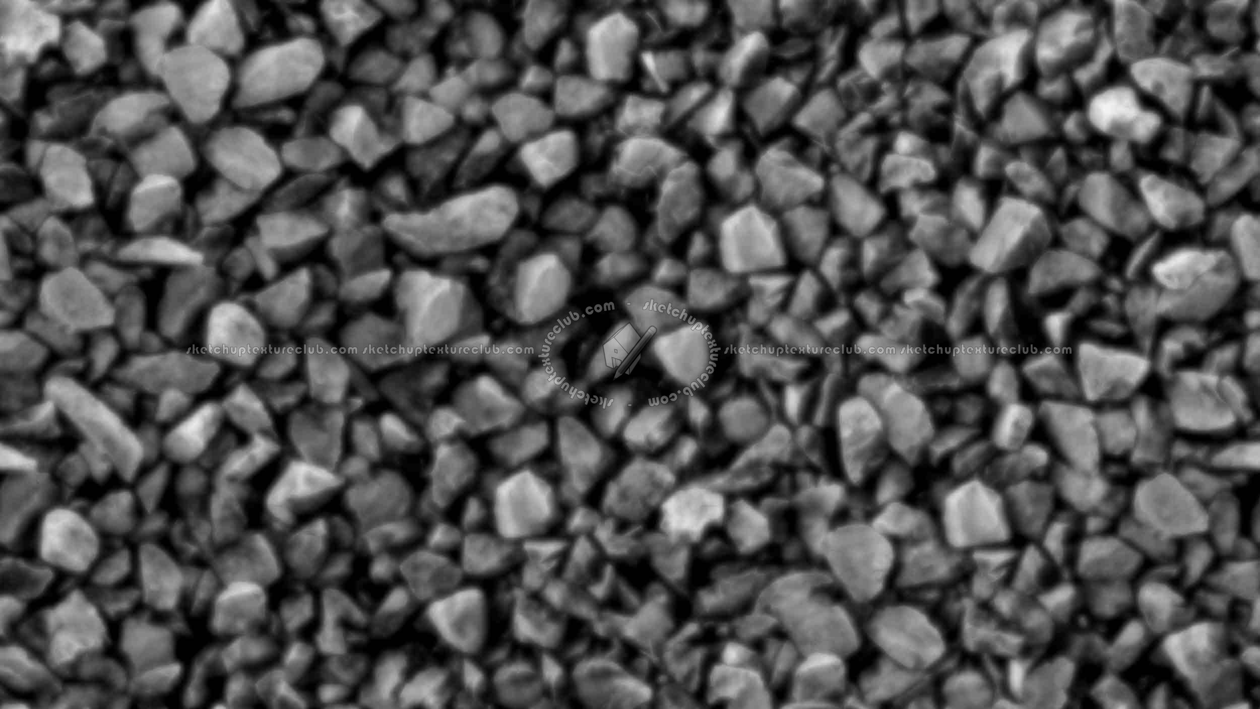 Textures   -   NATURE ELEMENTS   -   GRAVEL &amp; PEBBLES  - Frozen pebbles texture seamless 20191 - Displacement